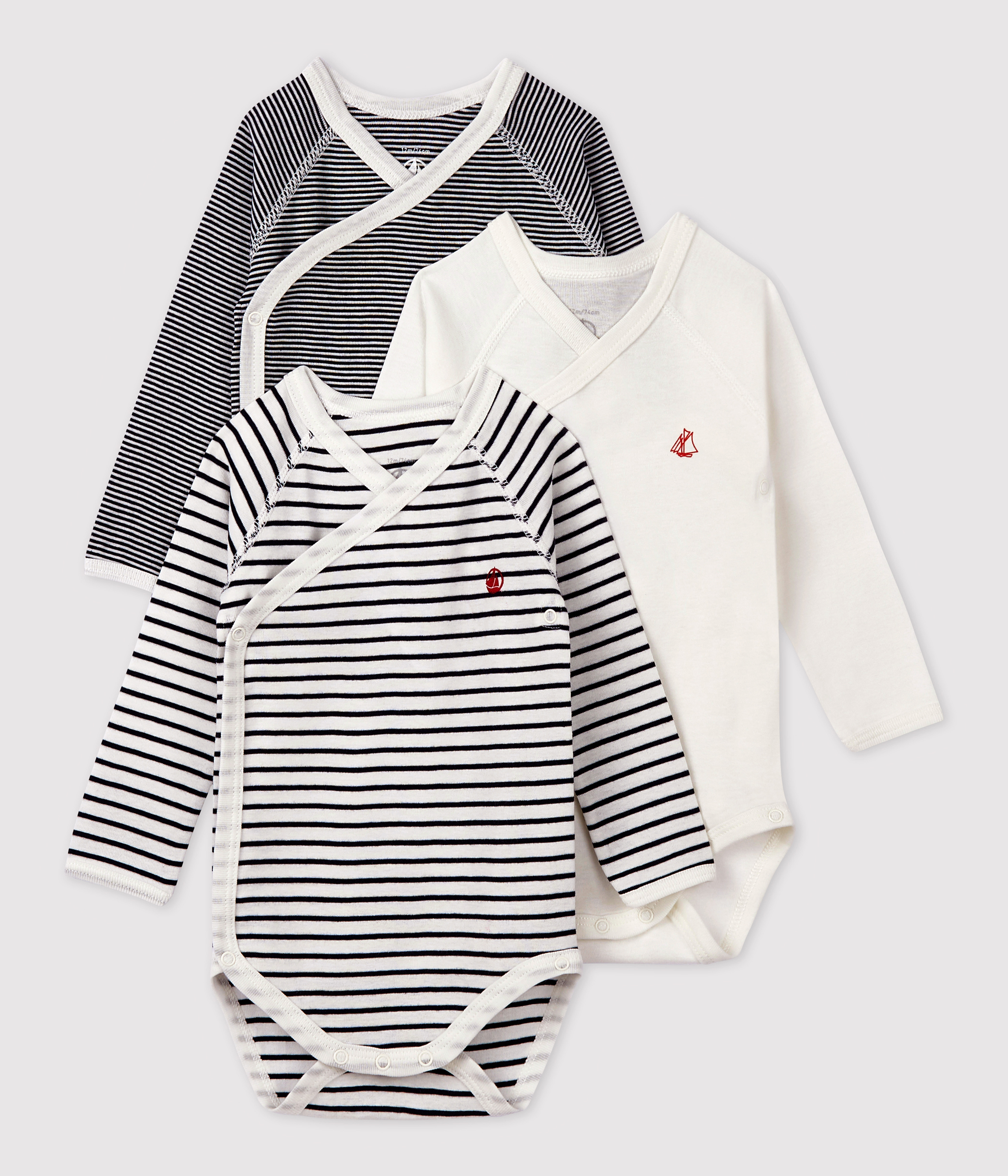 Babies' Long-Sleeved Bodysuit - 3-Piece Set