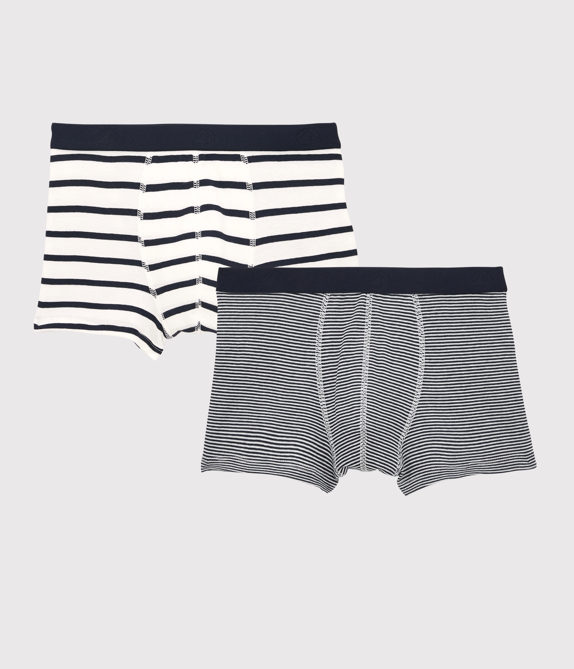 Boys' Stripy Boxer Shorts - 2-Pack