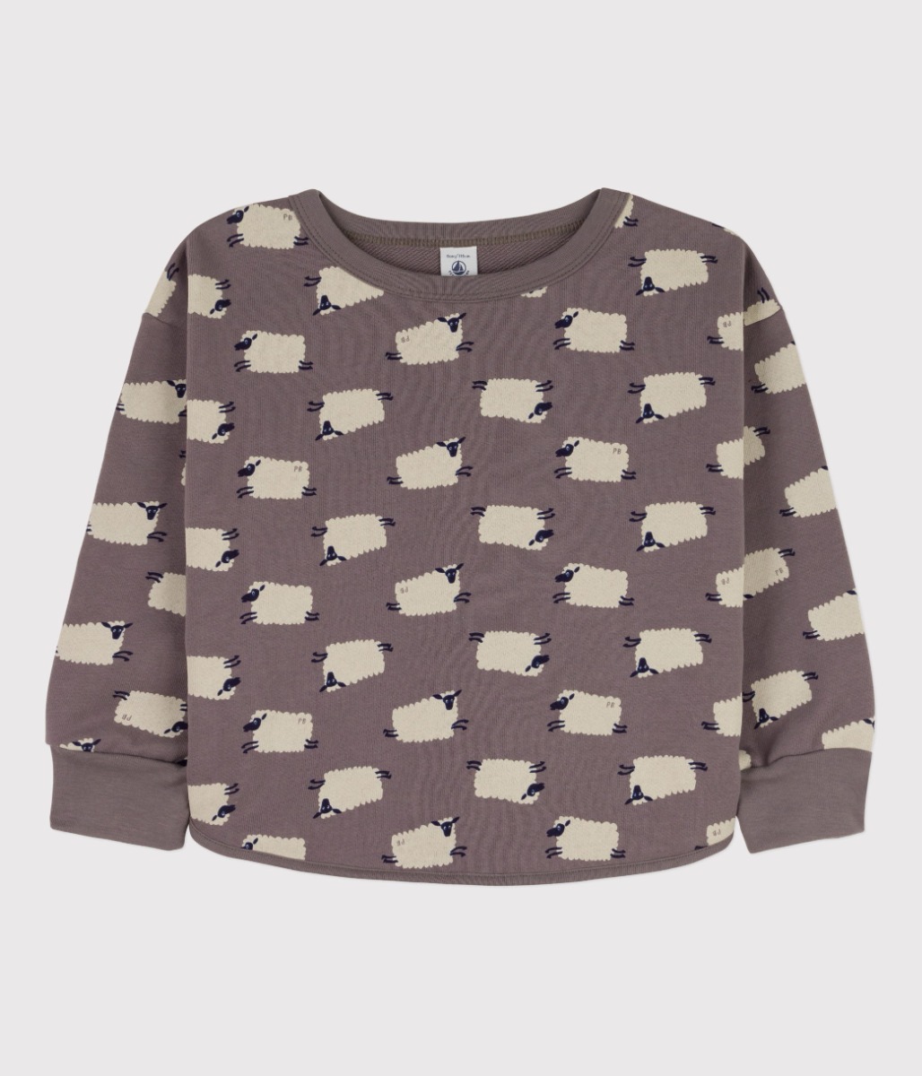 Boys' Printed Fleece Sweatshirt