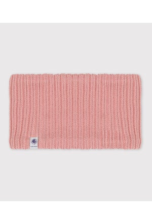 Babies' Knit Snood with Recycled Fleece Lining