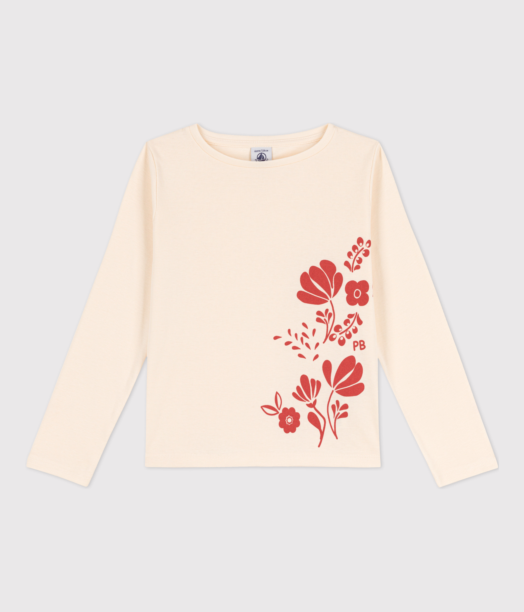 Children's Unisex Long-Sleeved Cotton T-Shirt