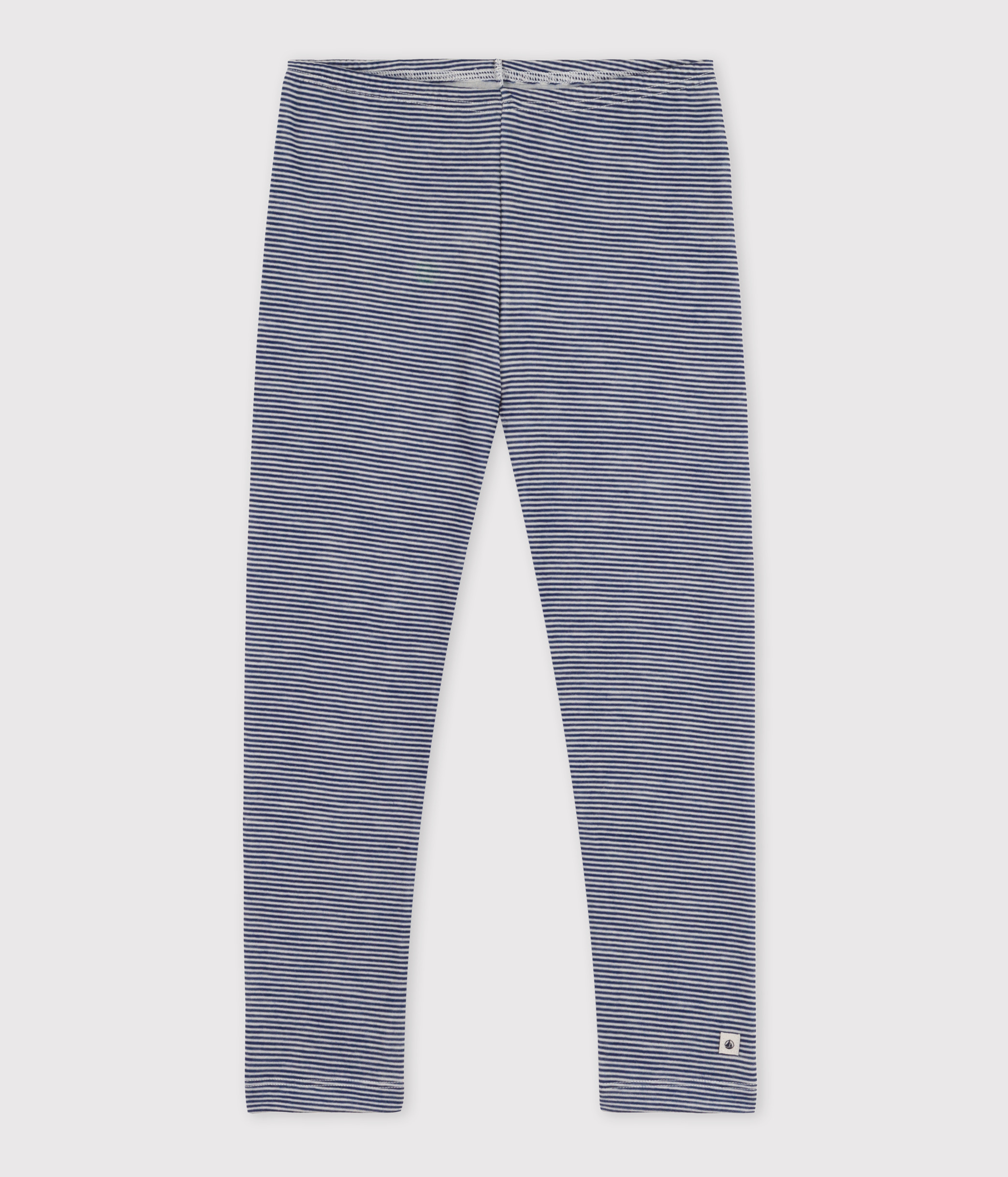 Unisex Pinstriped Wool/Cotton Leggings