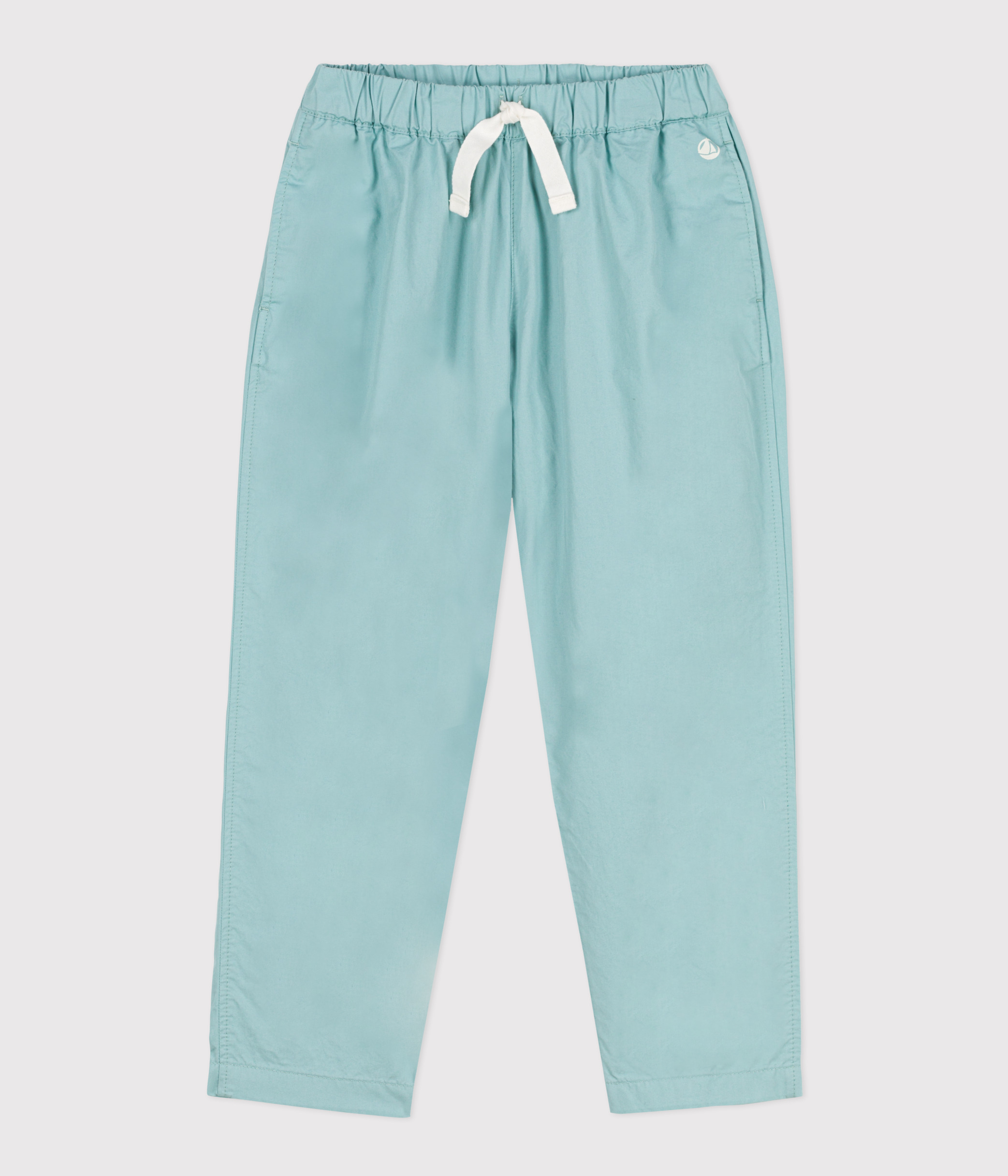 Boys' Wide-Leg Cotton Serge Trousers