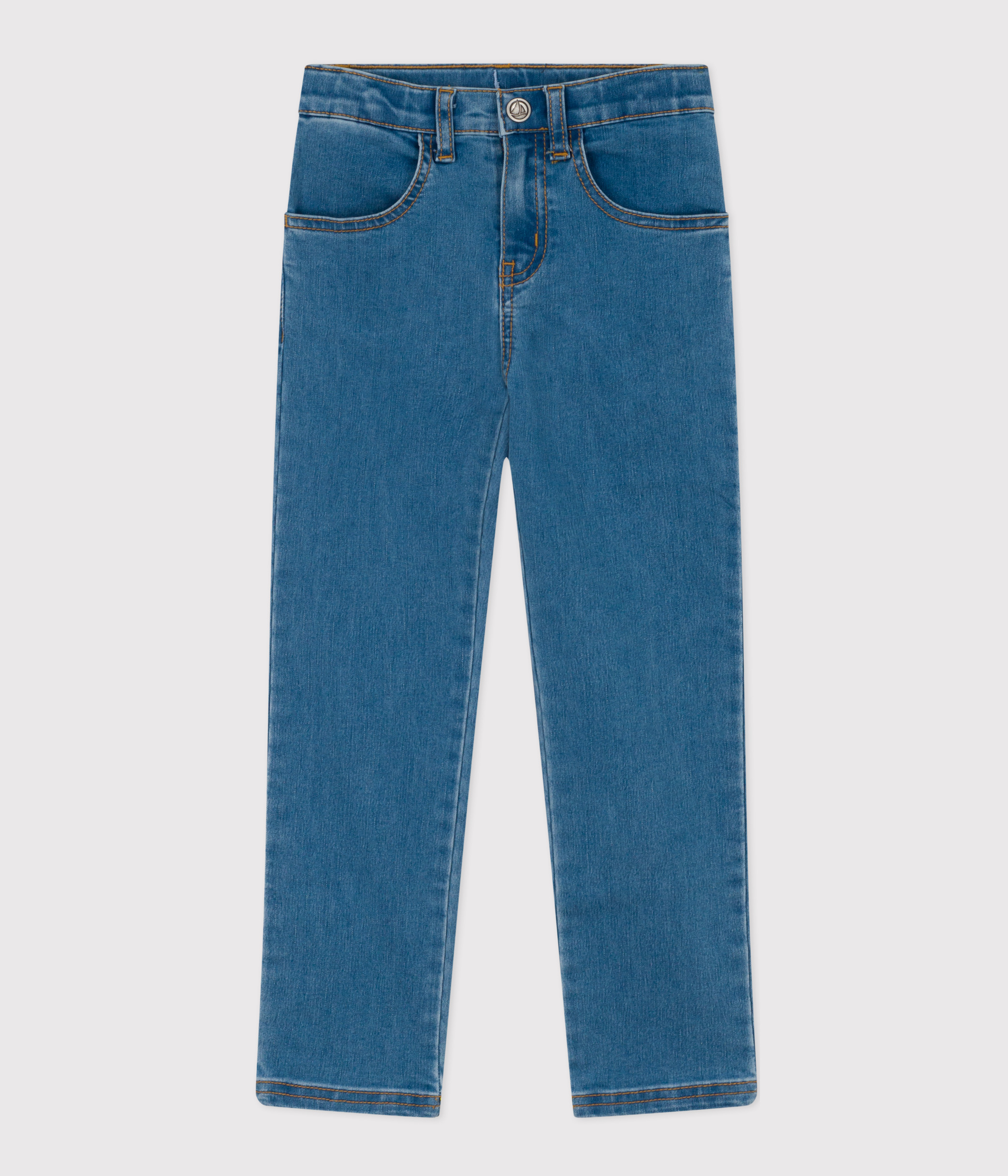 Girls' Denim Slim-Fit Trousers