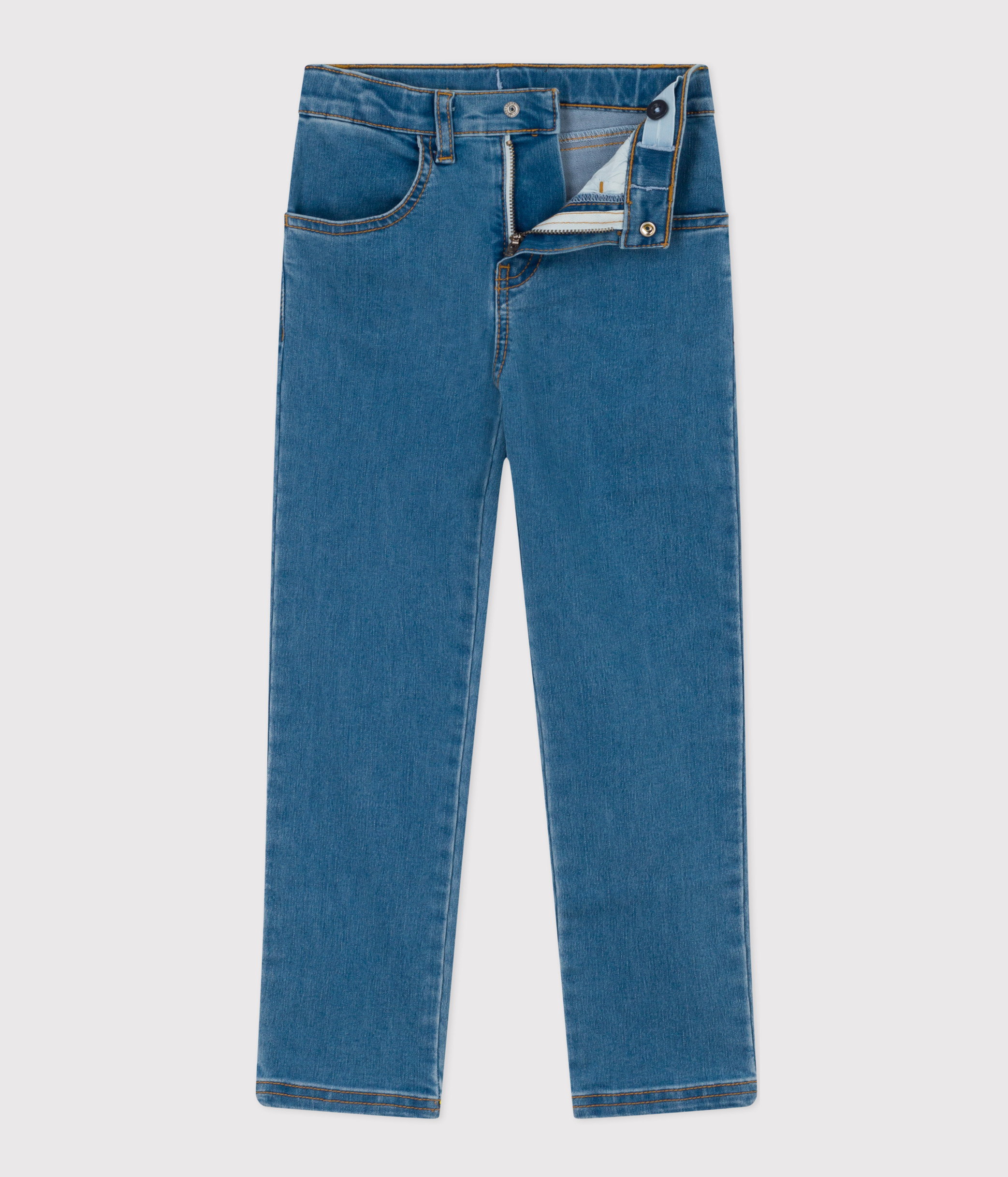 Girls' Denim Slim-Fit Trousers