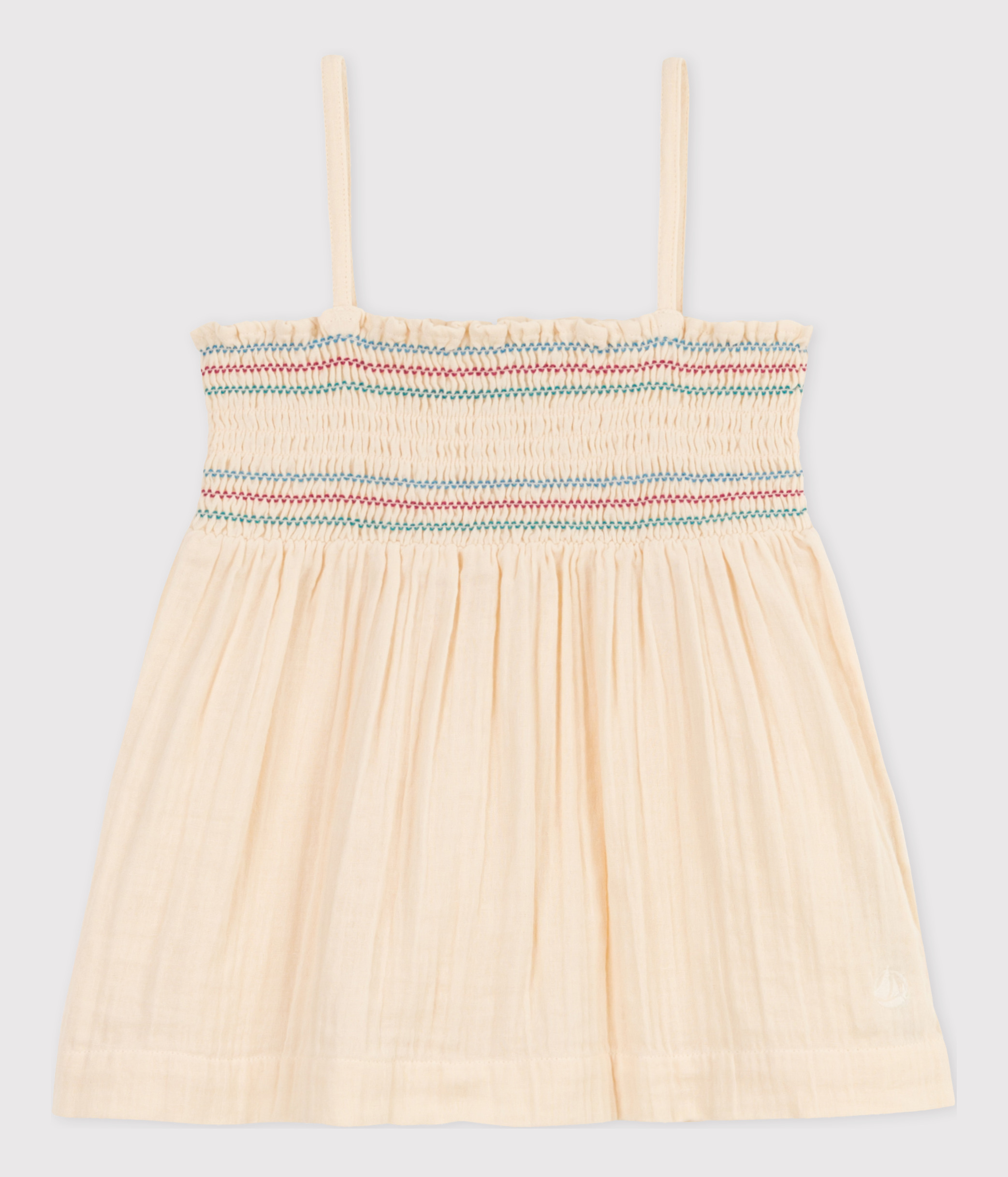Girls' Sleeveless Cotton Gauze Blouse