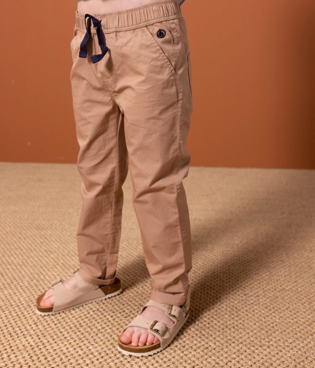 Boys' Regular Cotton Serge Trousers