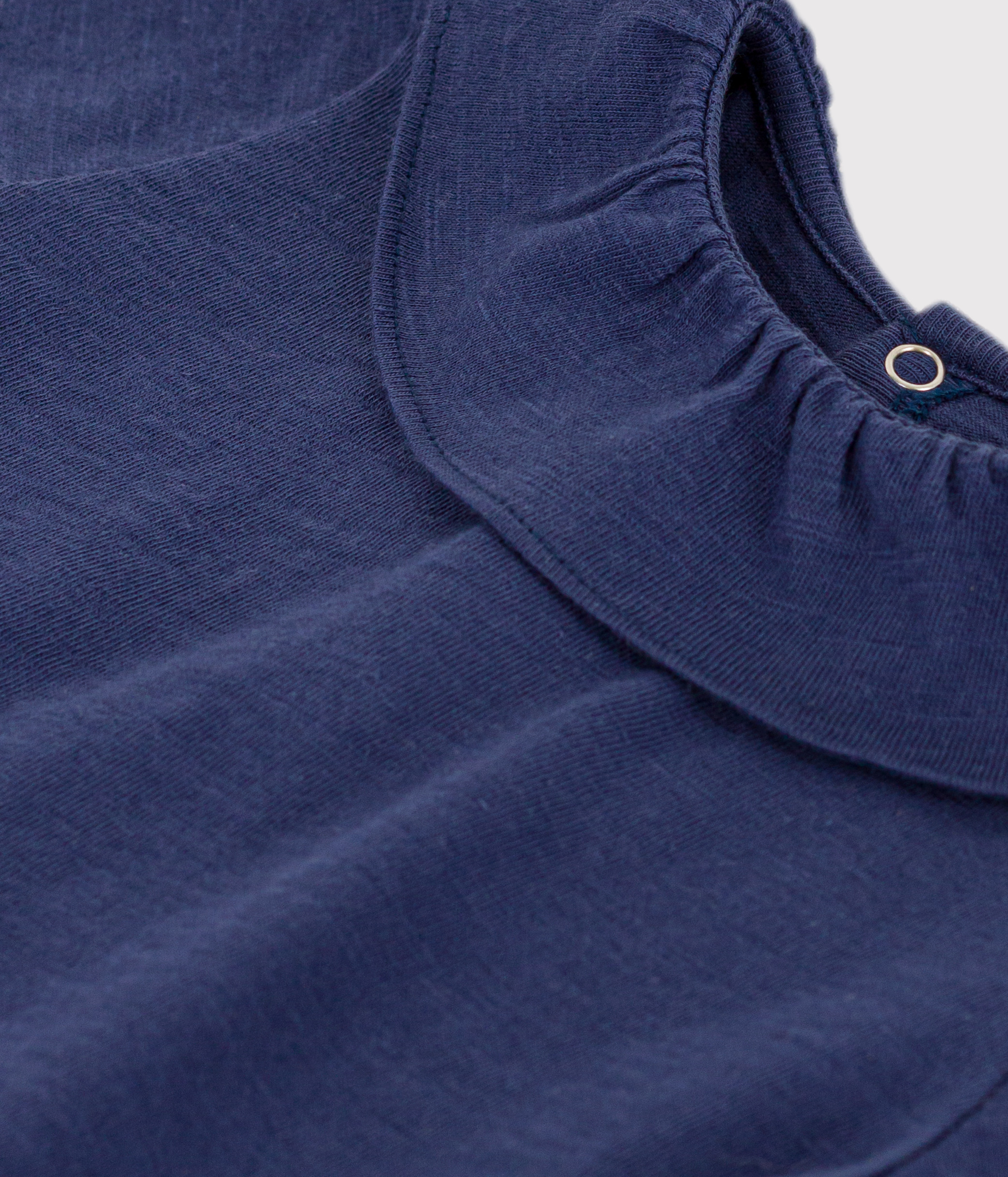 Babies' Short-Sleeved Slub Jersey Blouse
