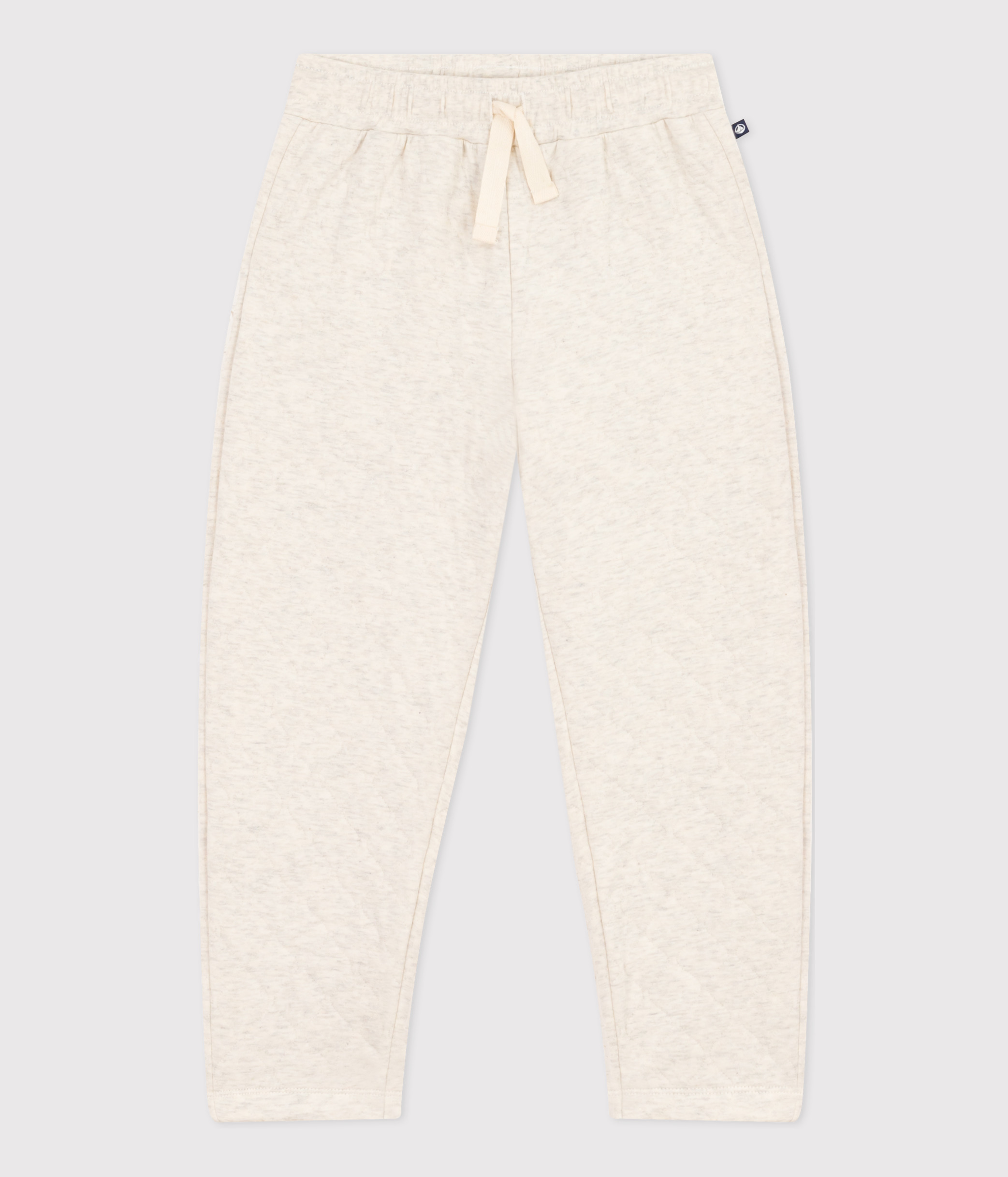 Boys' quilted tube knit trousers