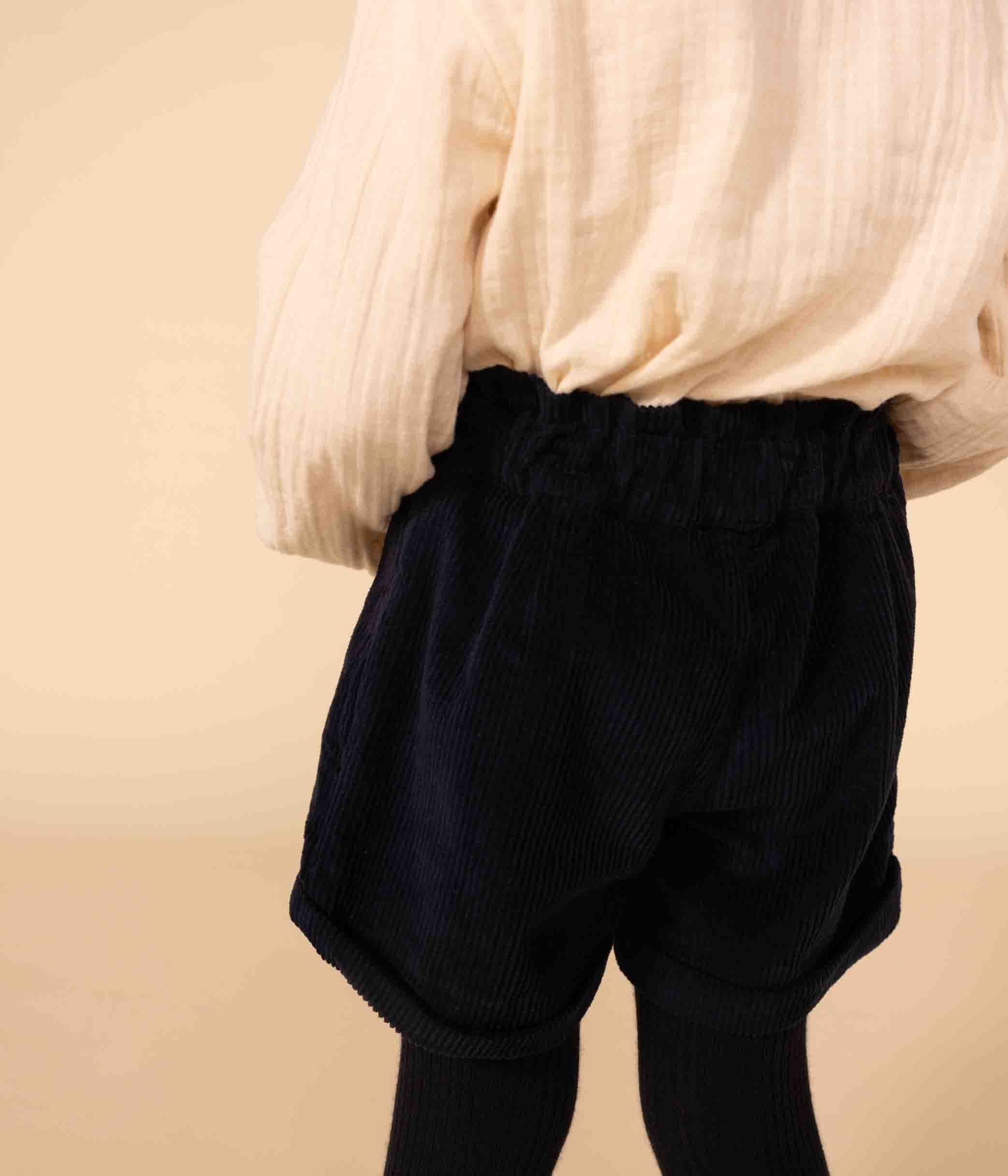Girls' corduroy shorts