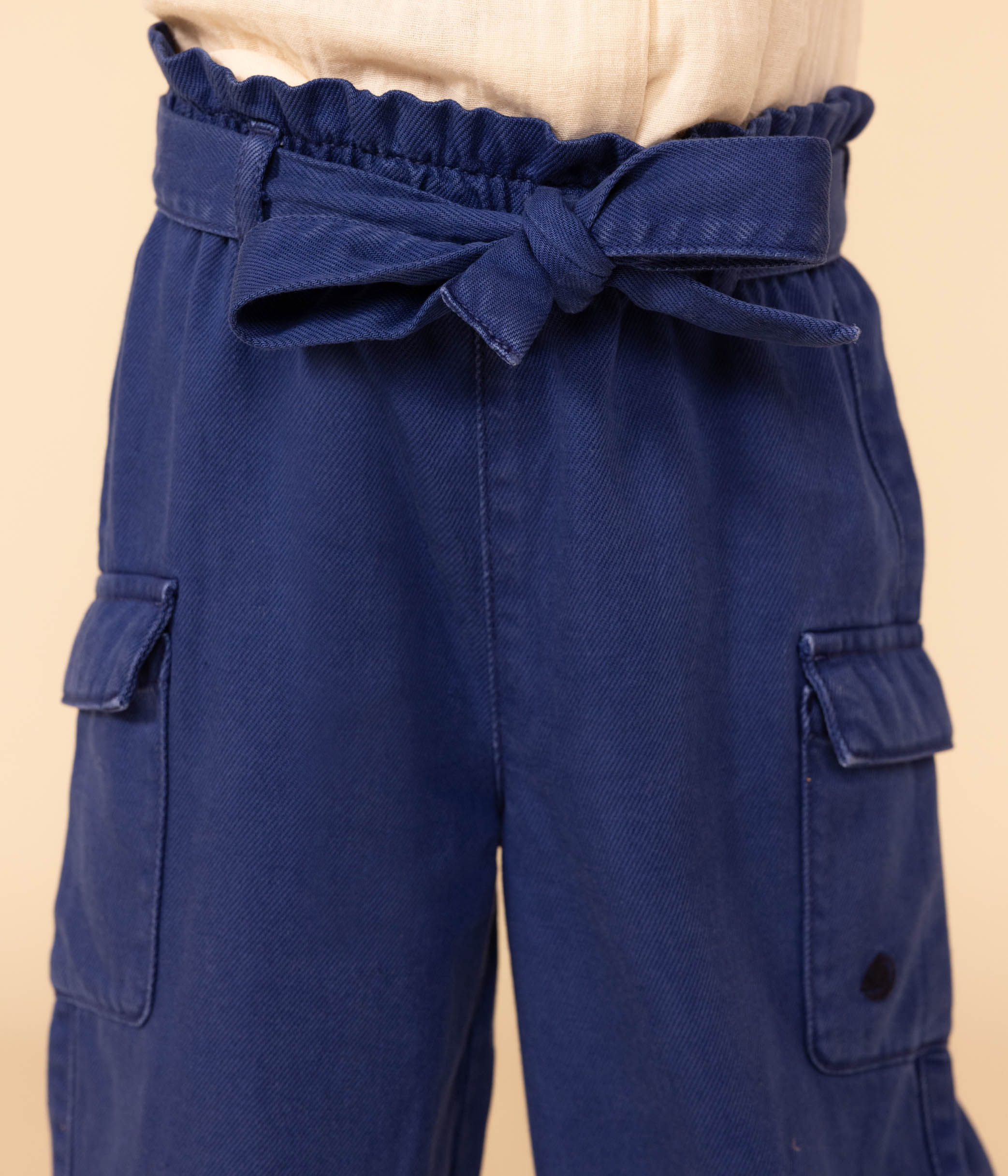 Girls' Lyocell wide leg trousers
