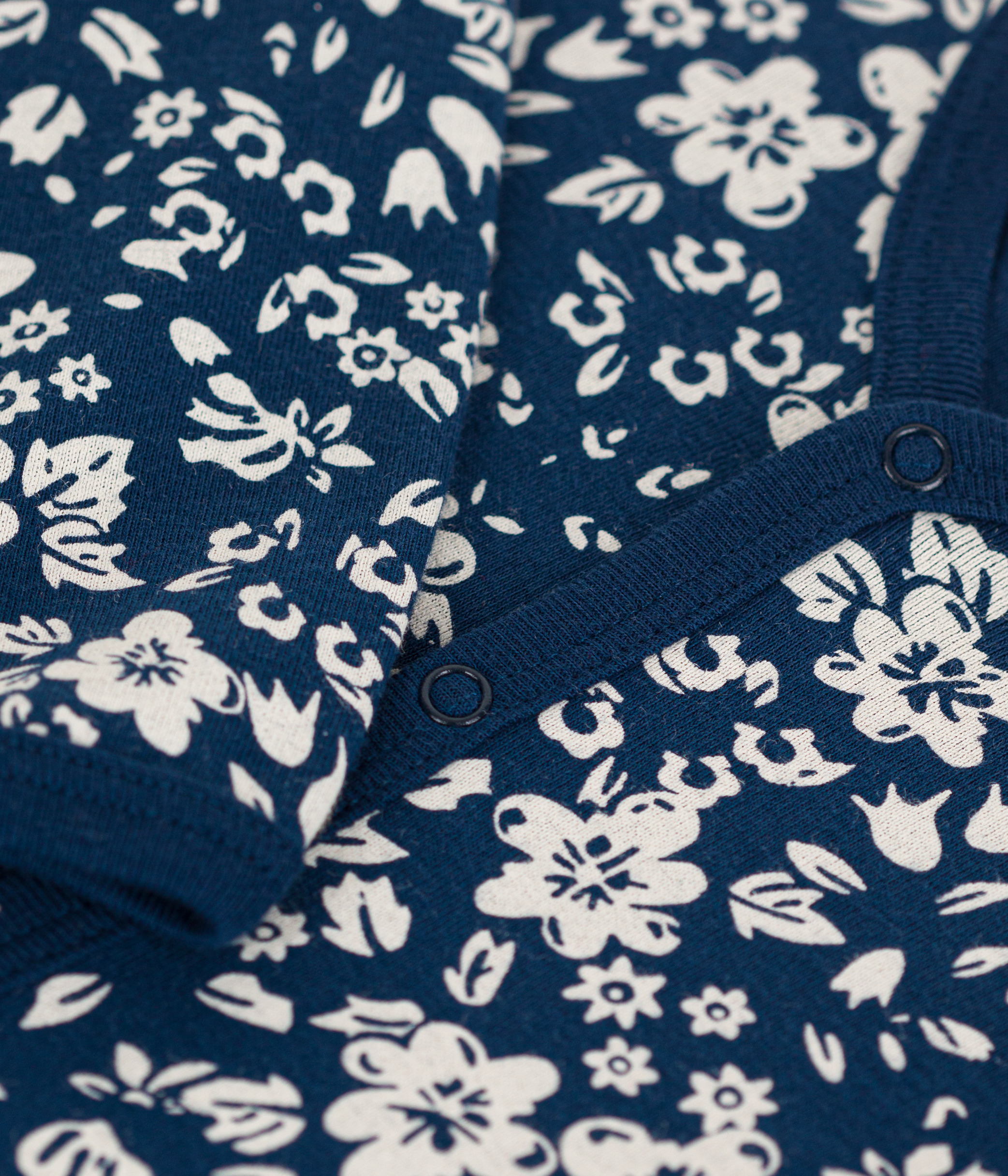 Babies' Floral Cotton Bodyjama