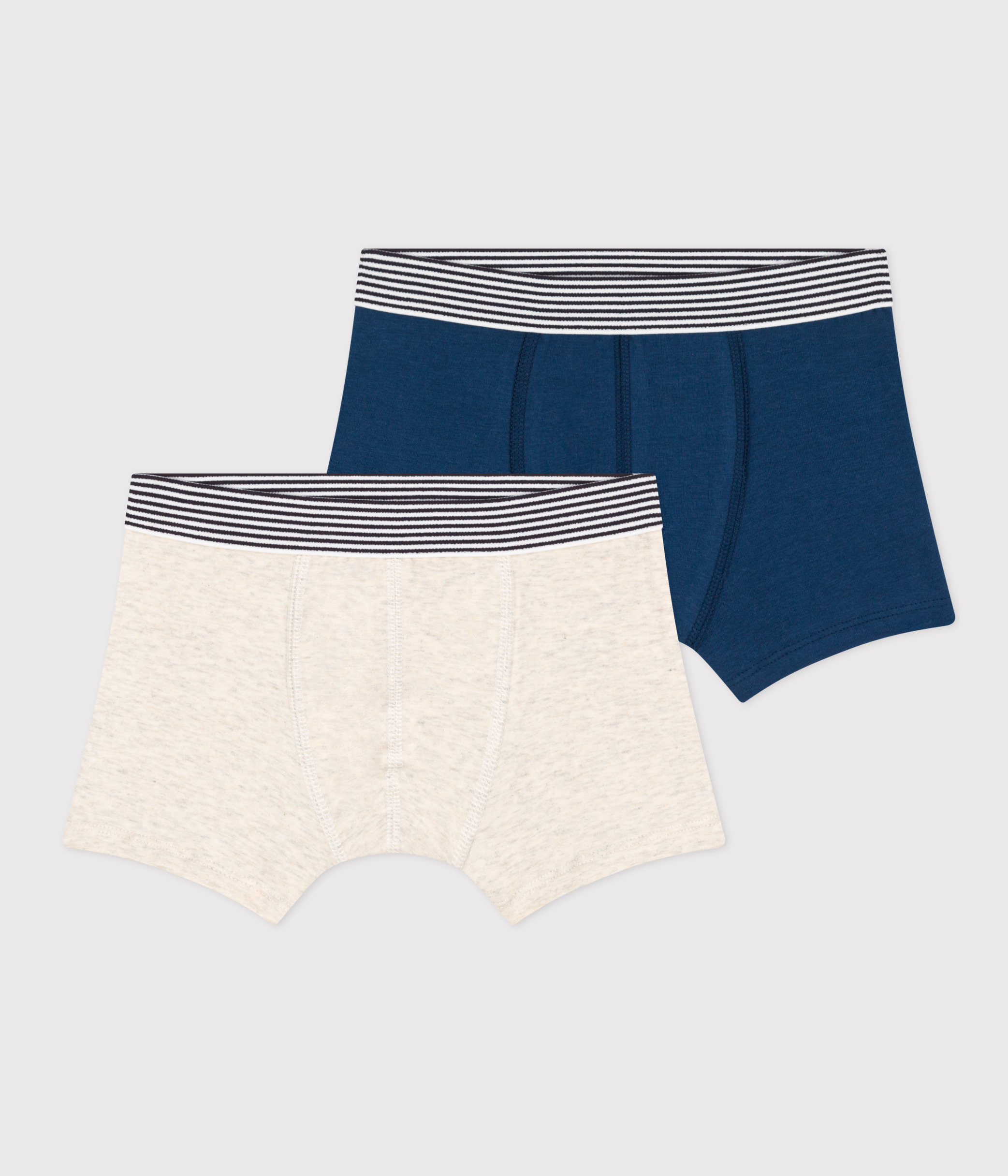 Boys' Cotton and Elastane Boxer Shorts - 2-Pack