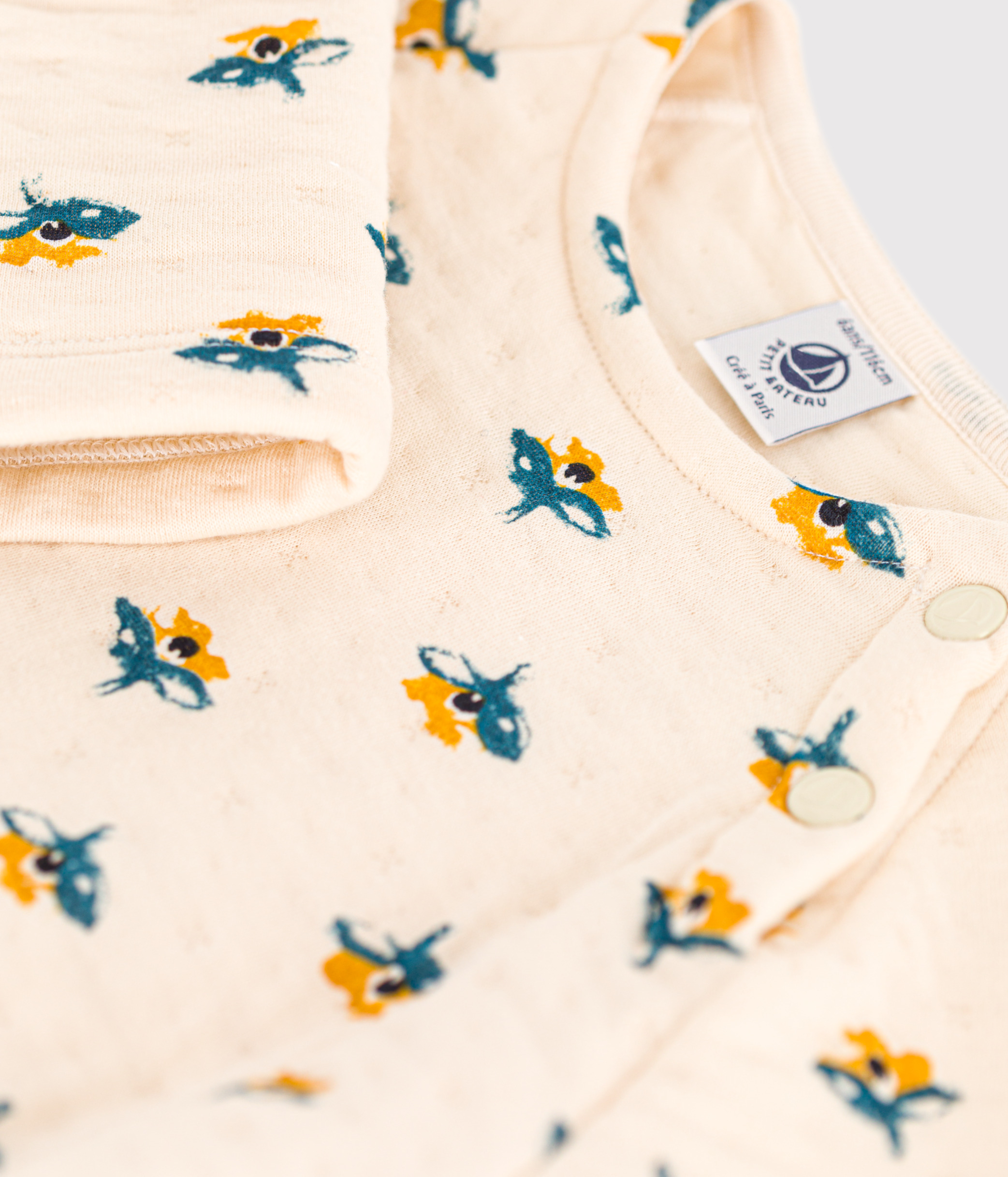 Robe manches longues en tubique imprimÃ© enfant fille