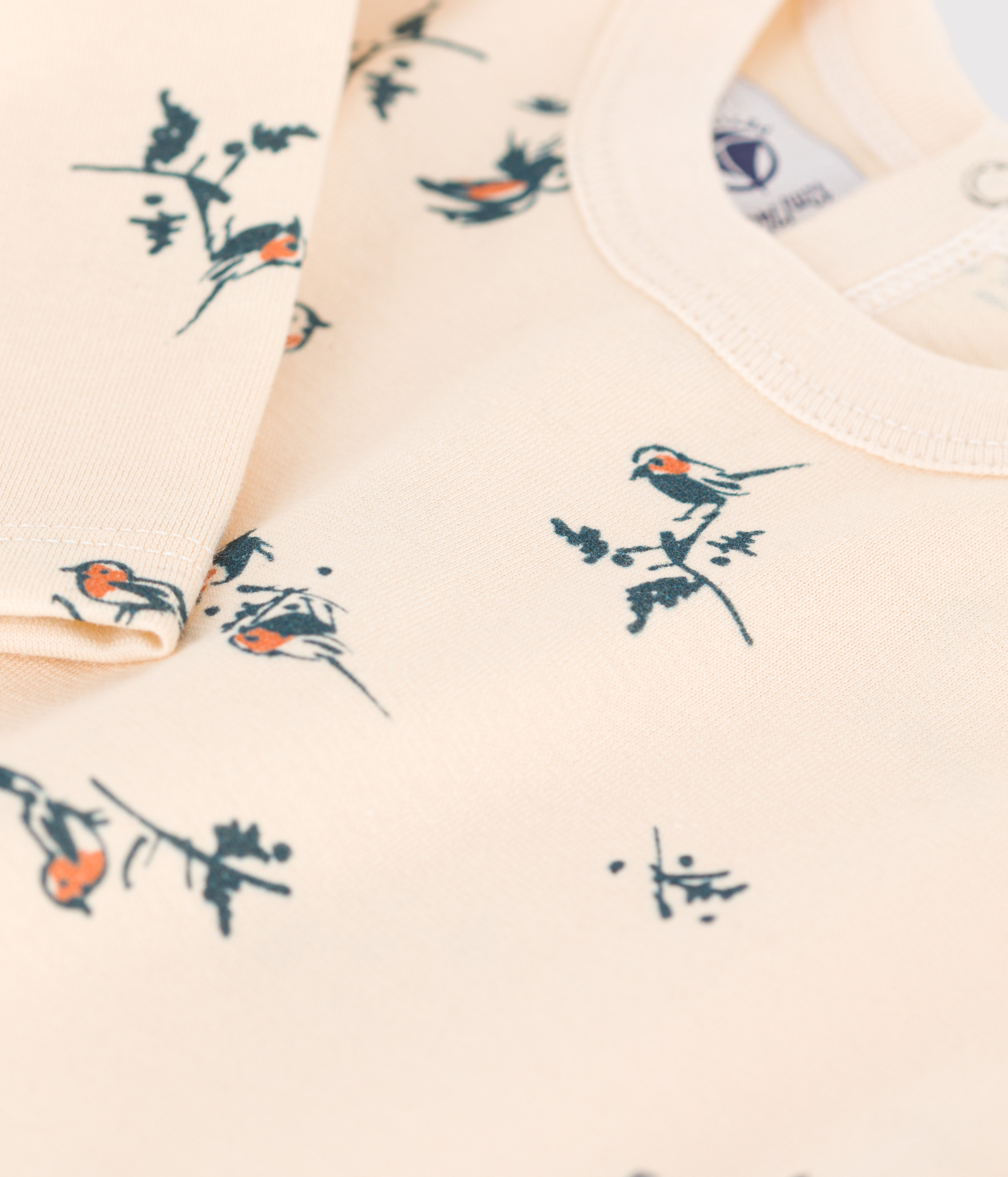 Babies' Patterned Long-Sleeved Jersey T-Shirt