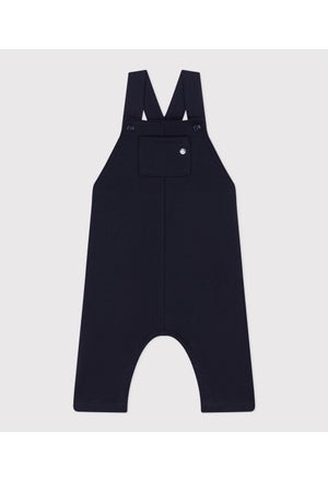 Babies' Thick Jersey Dungarees