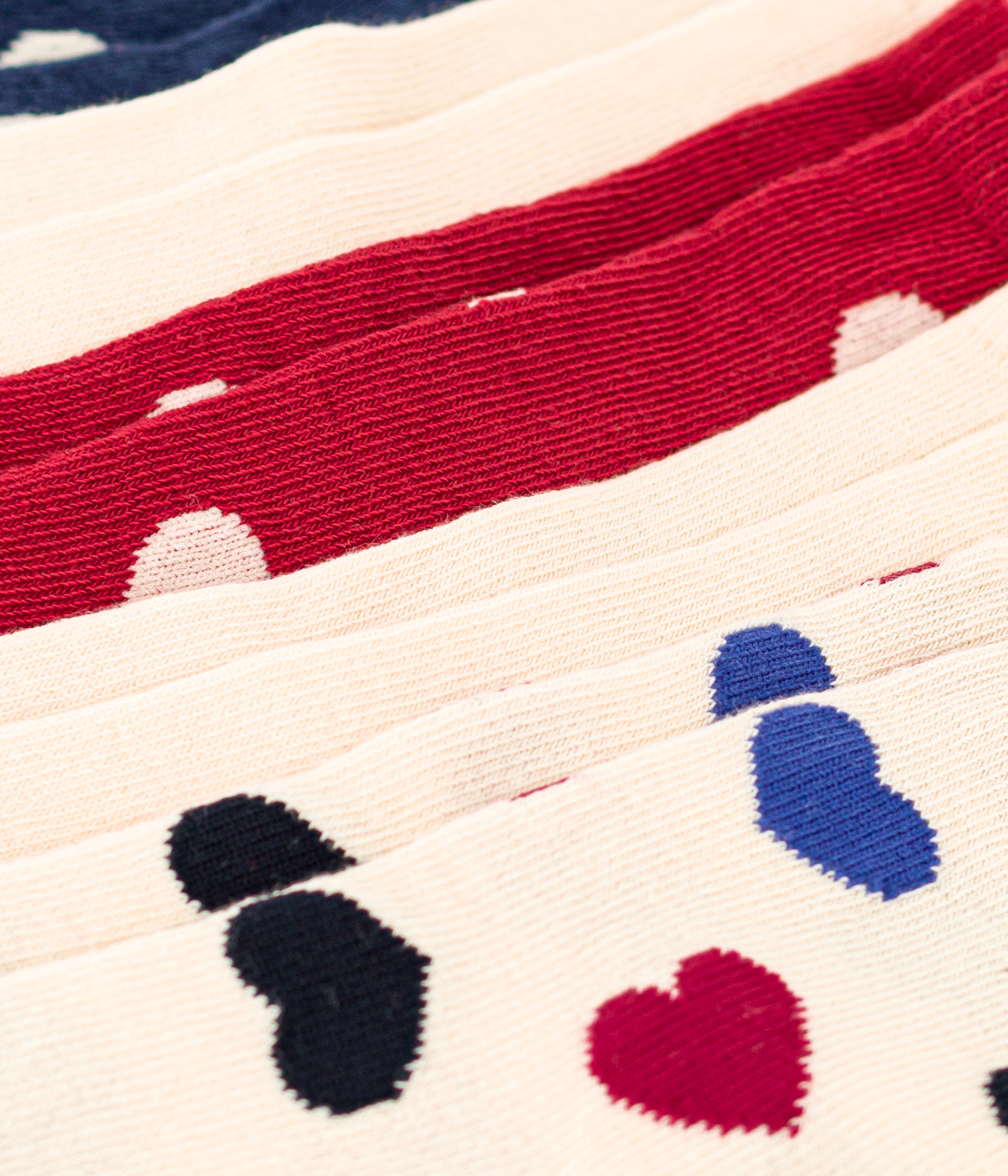 Children's Unisex Heart Patterned Socks - 5-Pack