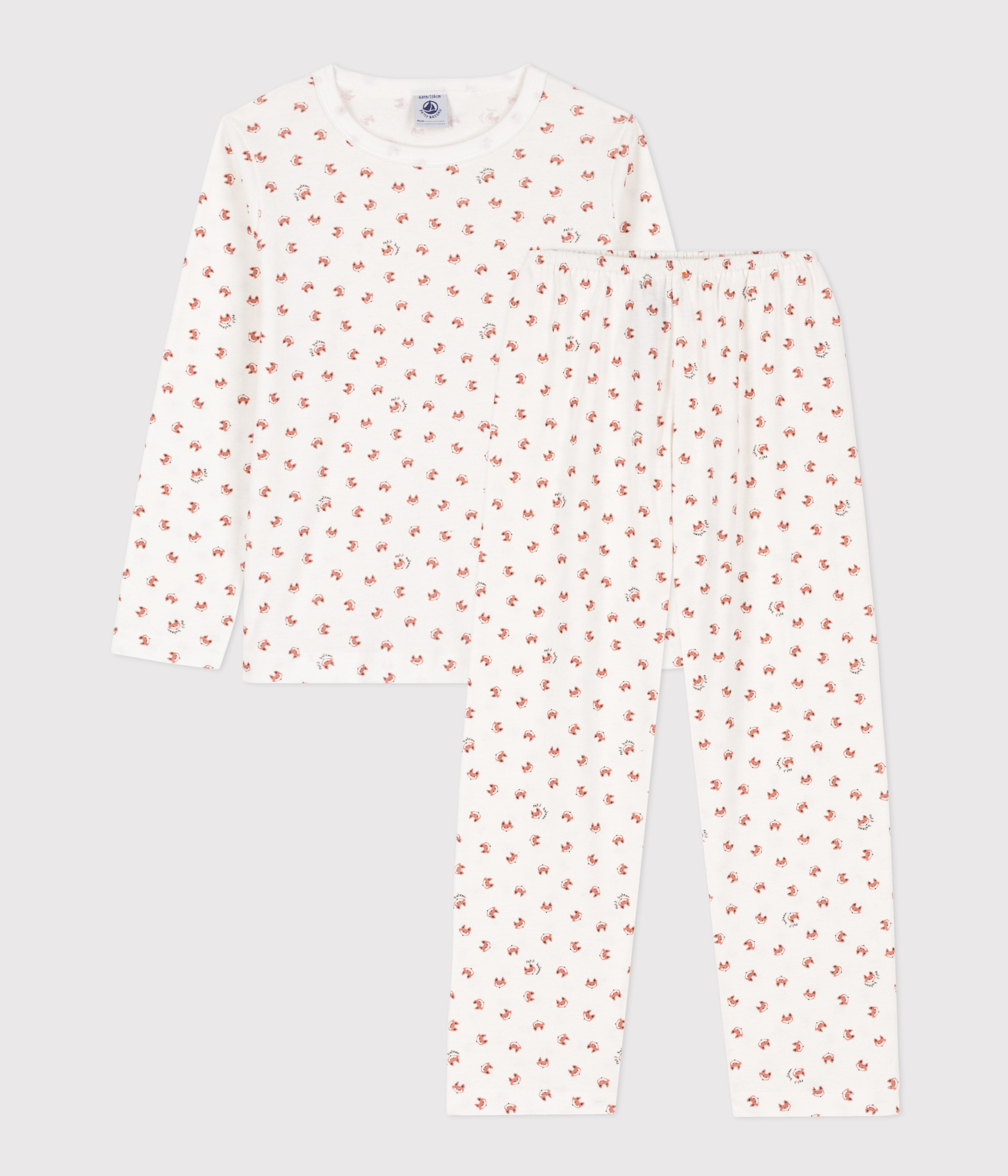 Children's Unisex Fox Cotton Pyjamas