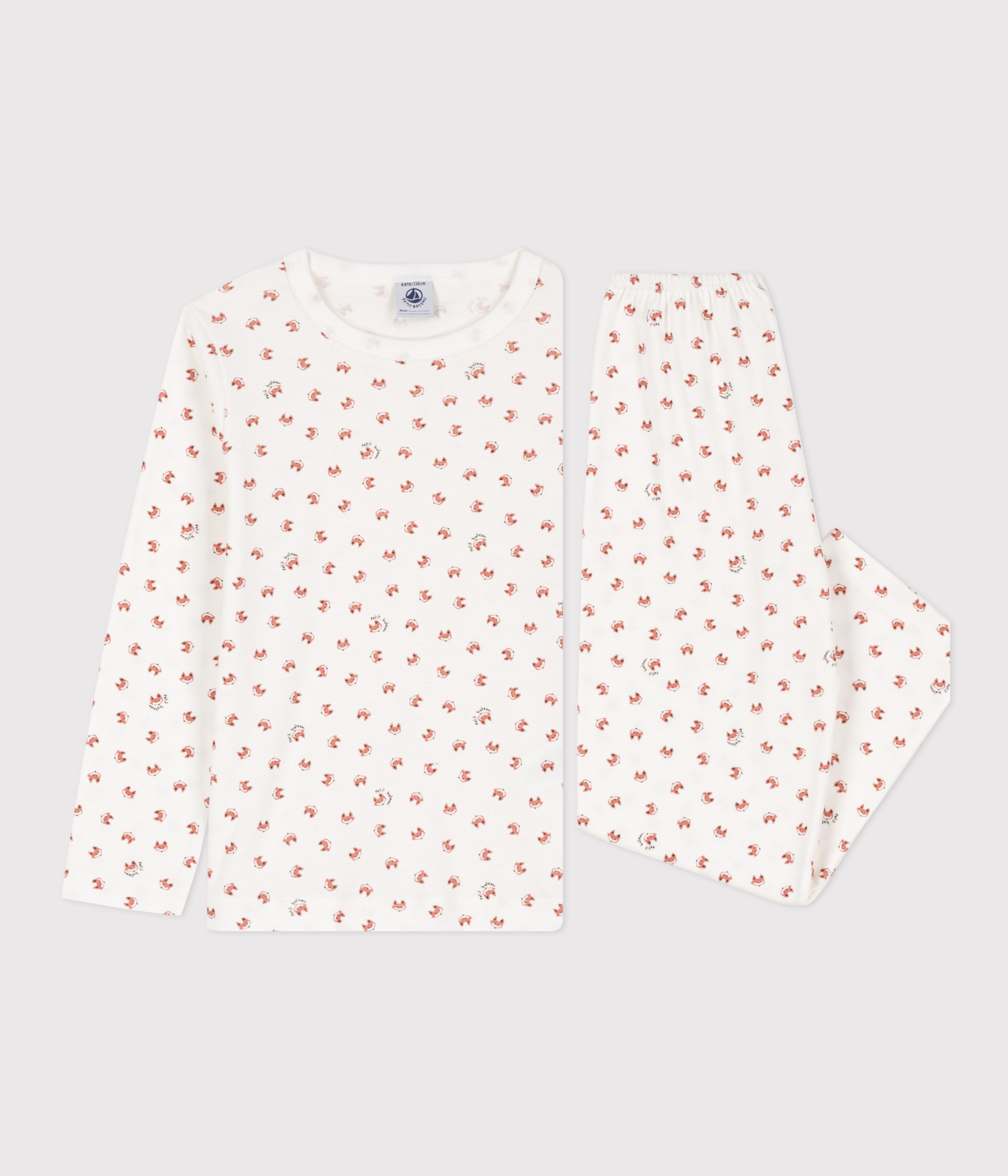 Children's Unisex Fox Cotton Pyjamas
