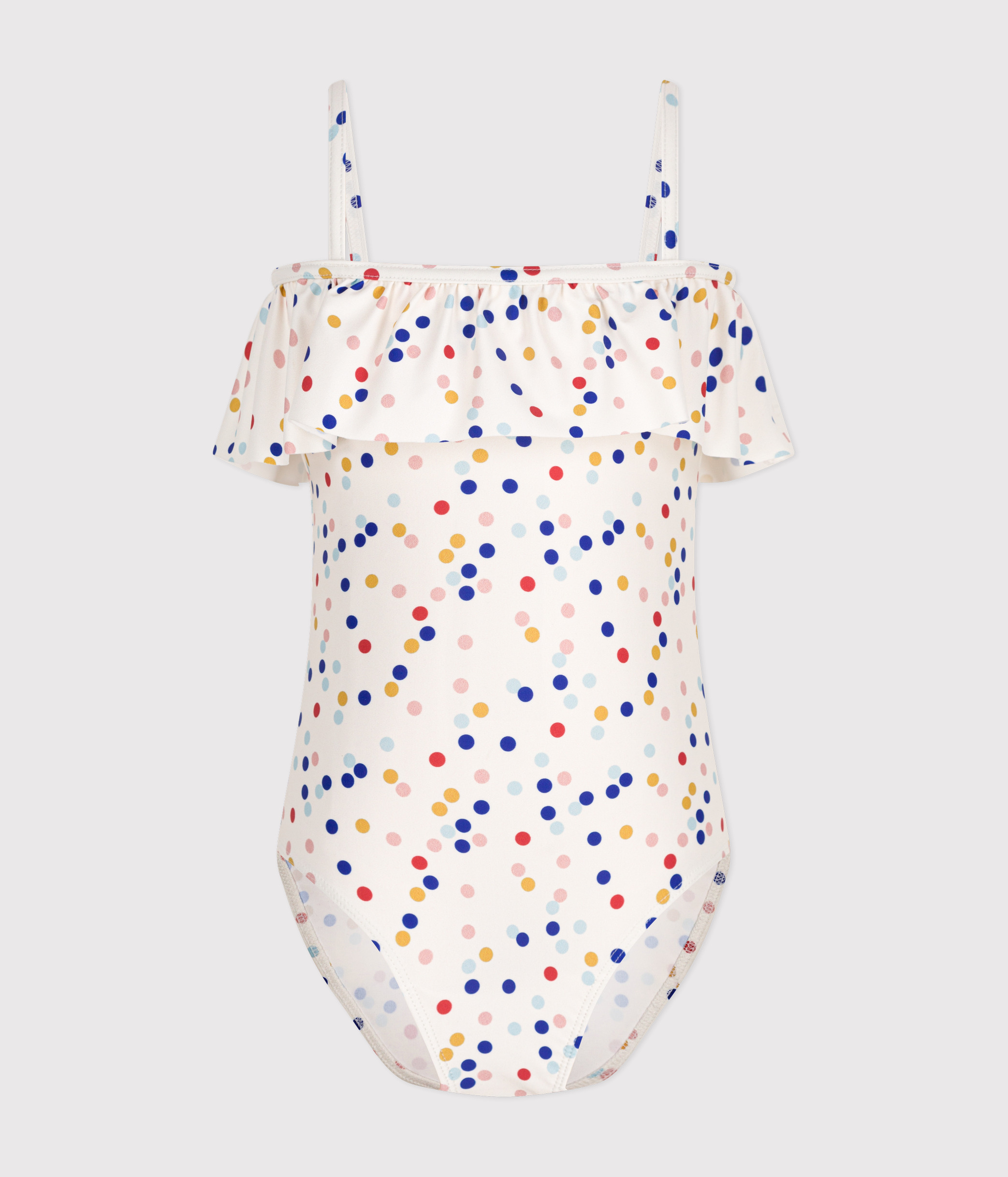 Girls' One-Piece Print Swimsuit