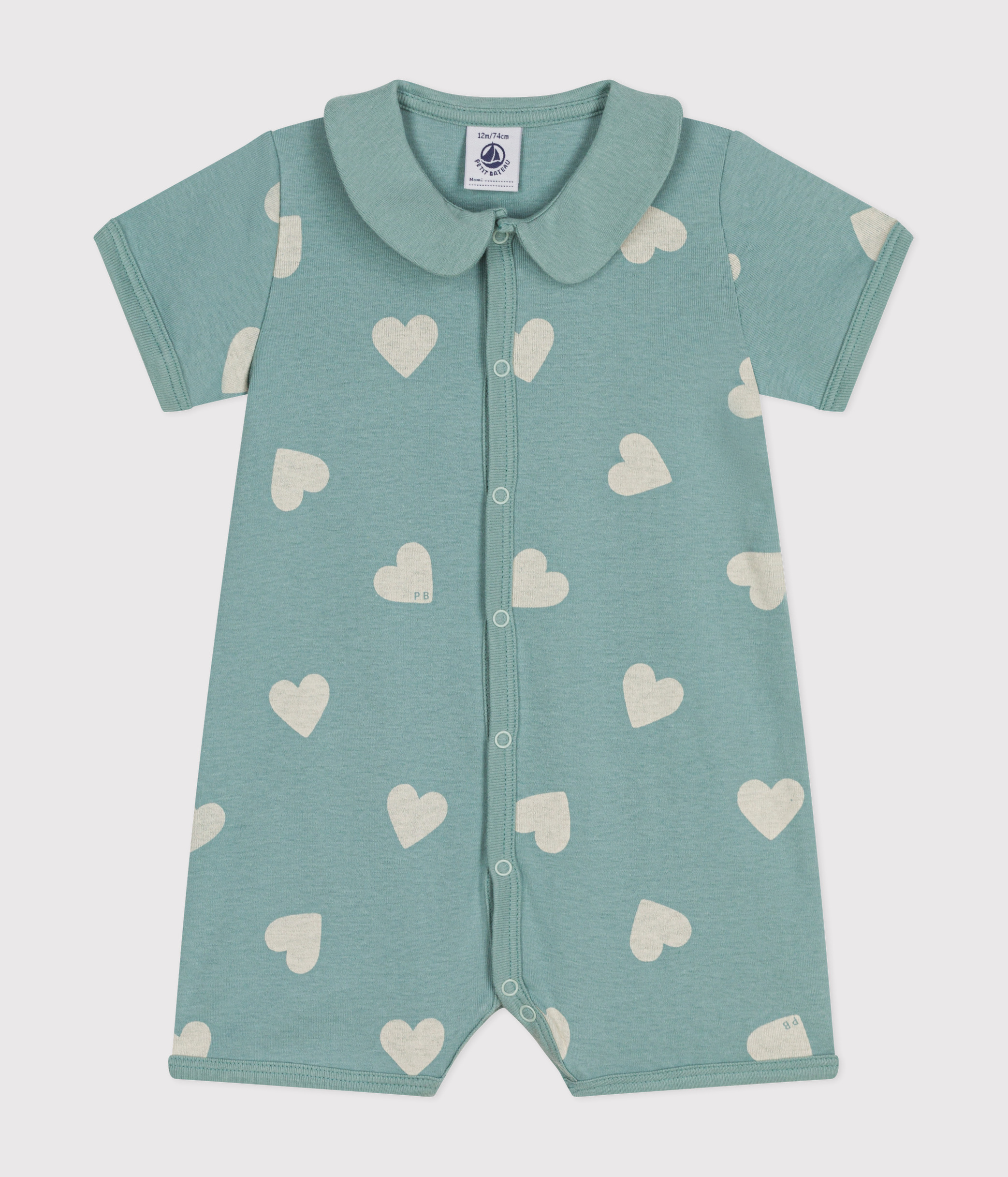 Babies' Short Cotton Playsuit