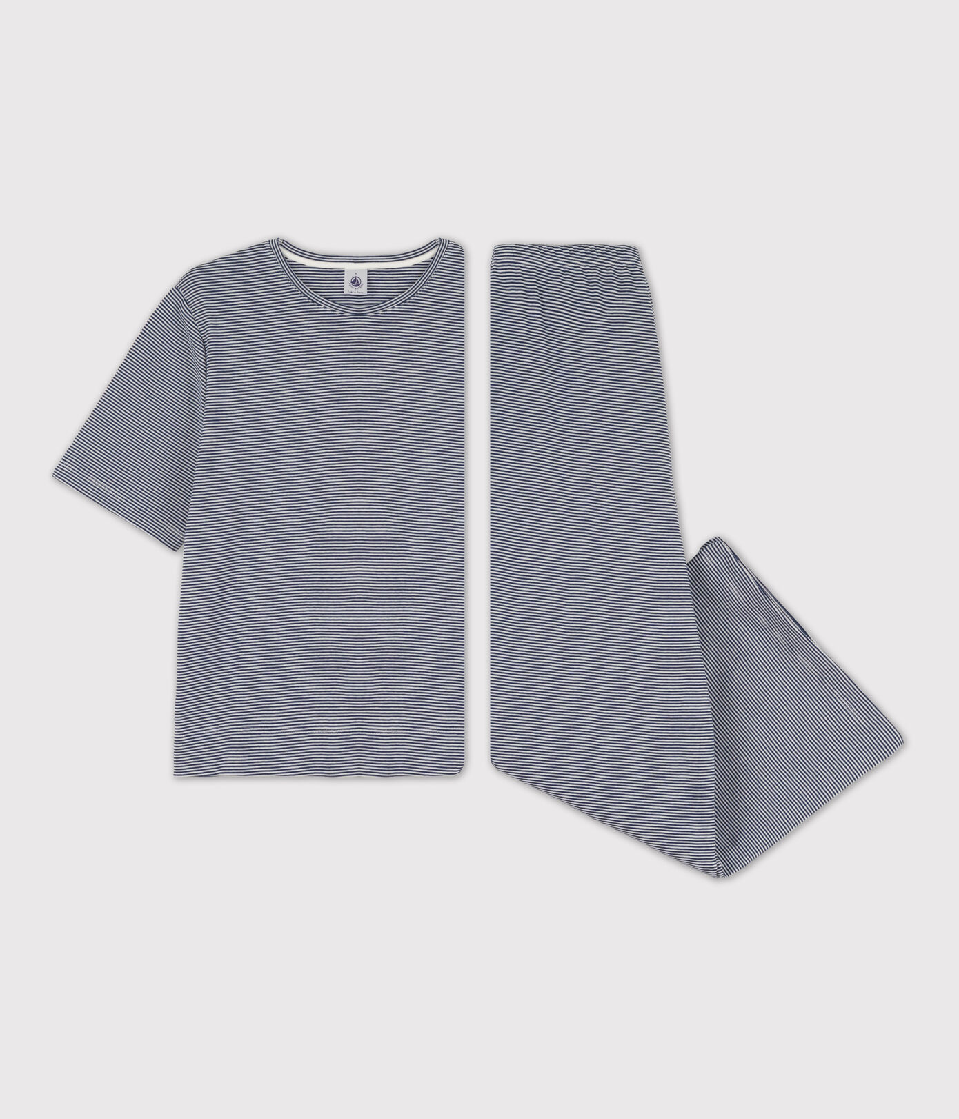 Women's Pinstriped Cotton Pyjamas