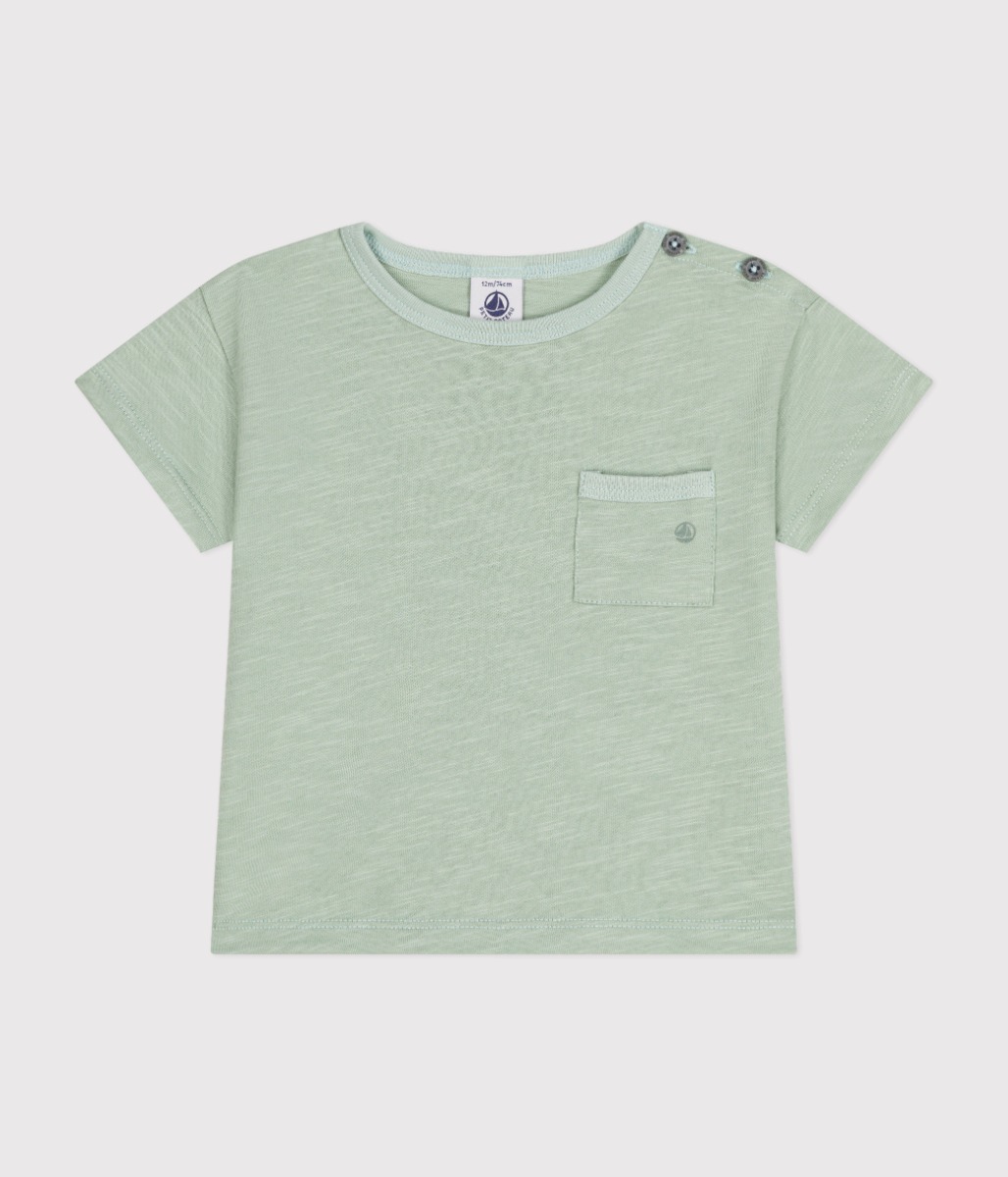 Babies' Short-Sleeved Slub Jersey T-Shirt
