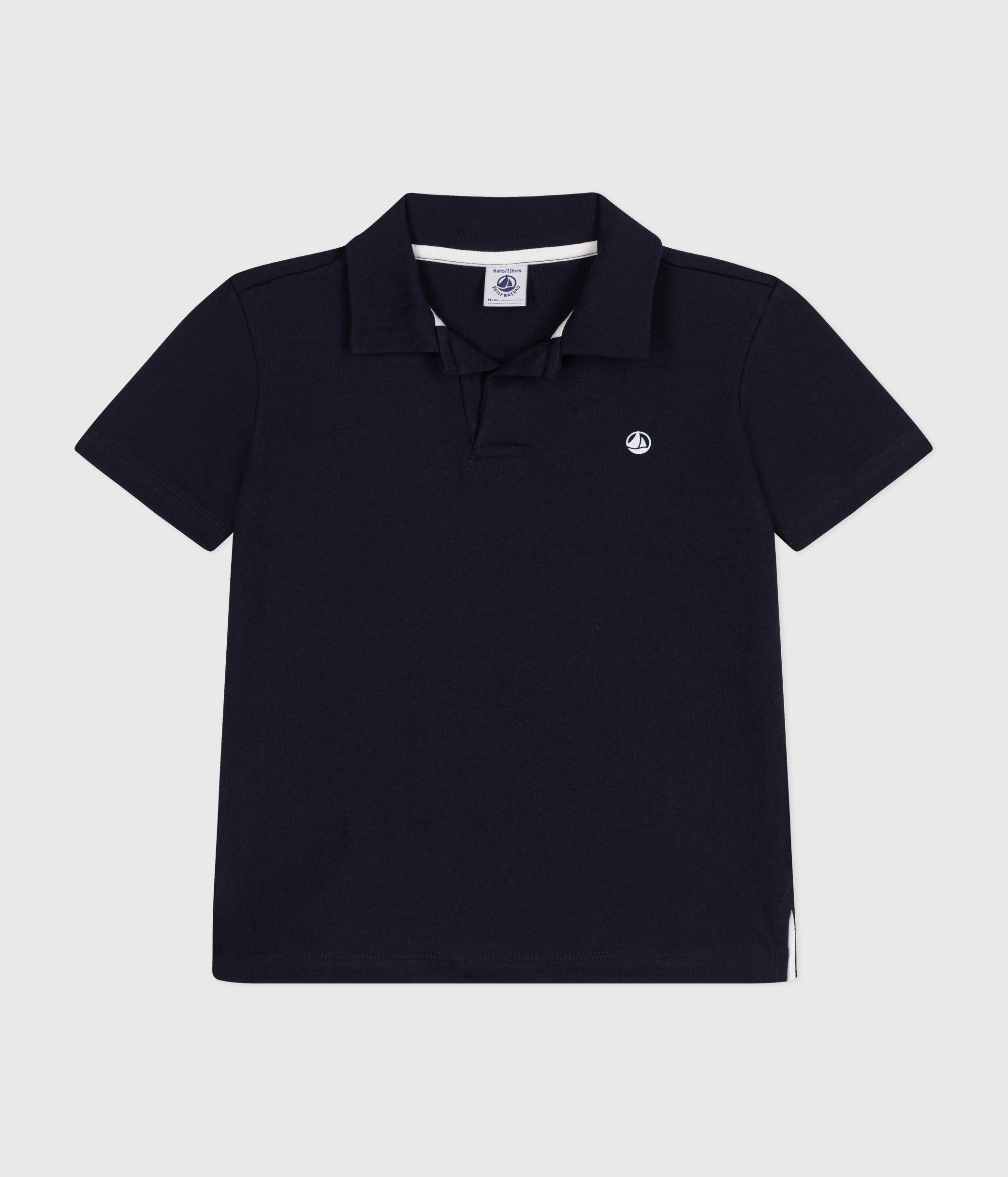 Boys' Short-Sleeved Cotton Polo Shirt