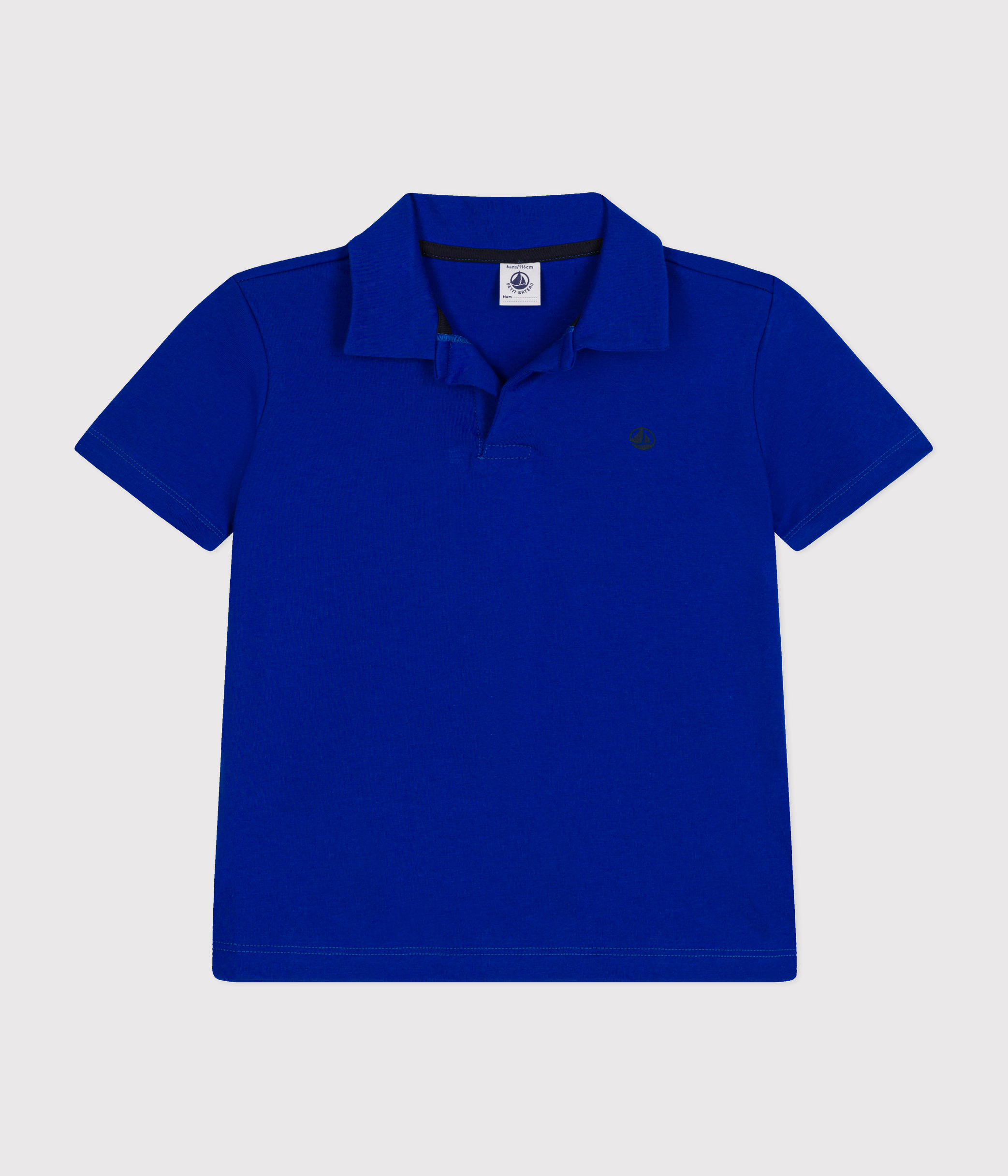 Boys' Short-Sleeved Cotton Polo Shirt