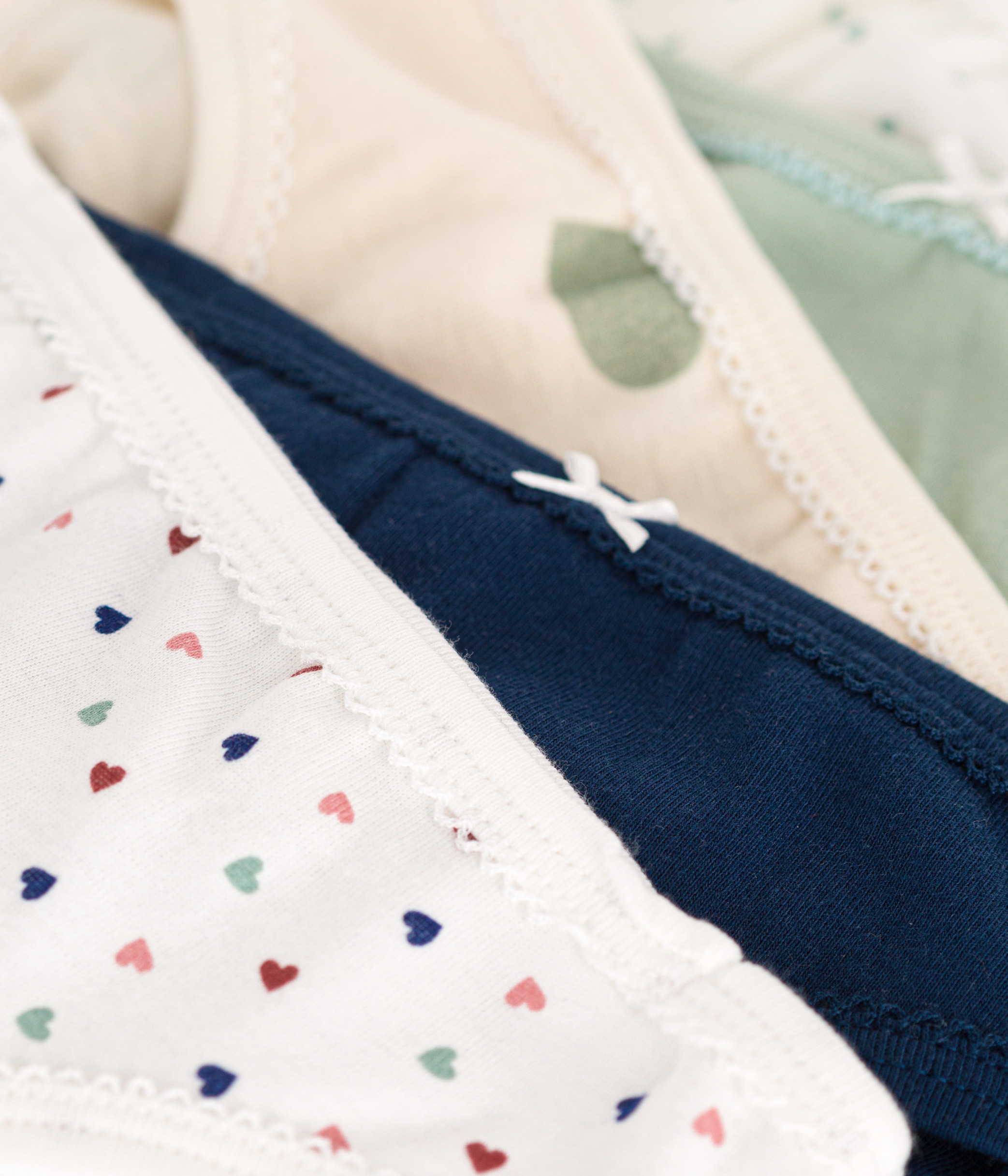 Children's Cotton Heart Knickers - 5-Pack
