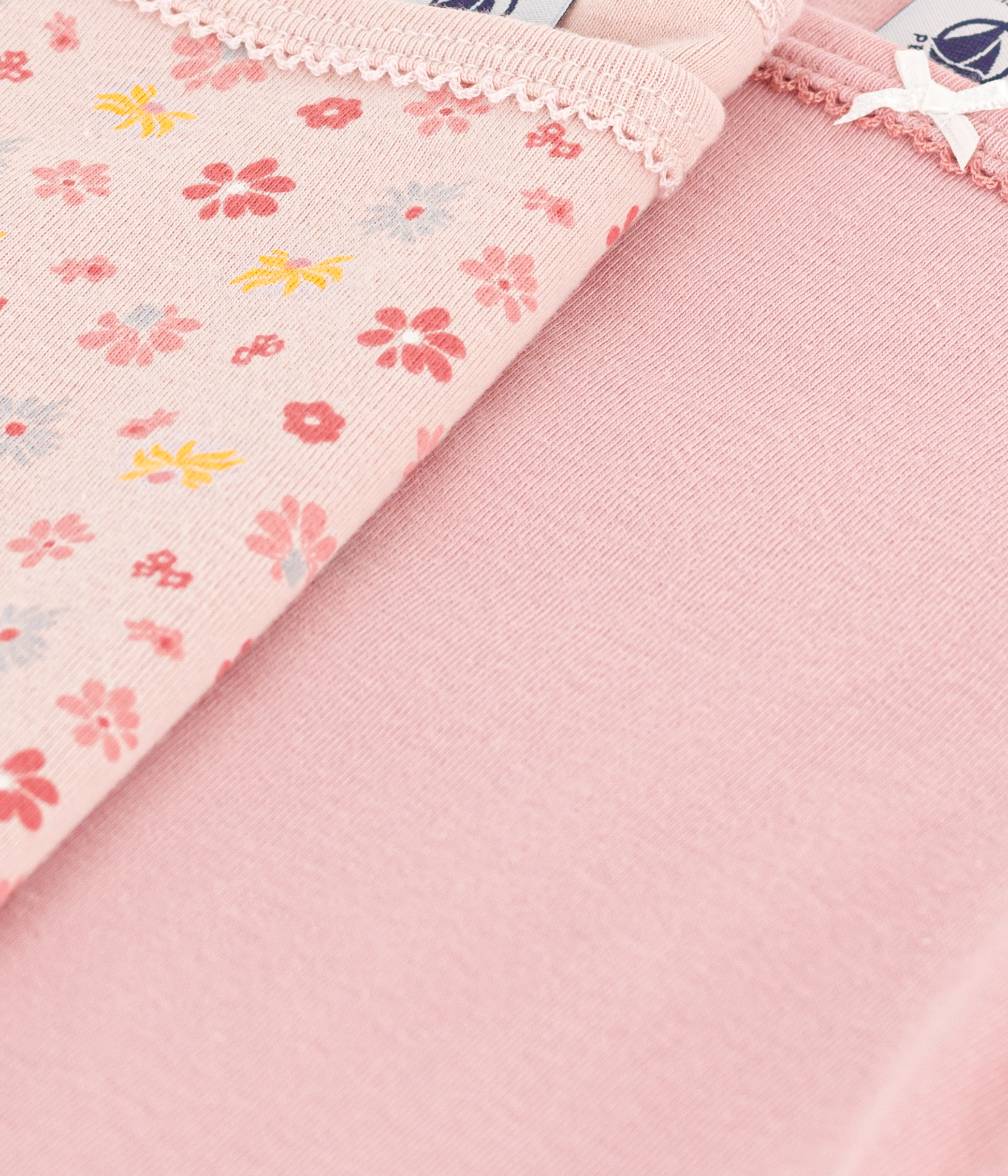 Children's Floral Cotton Vests - 2-Pack