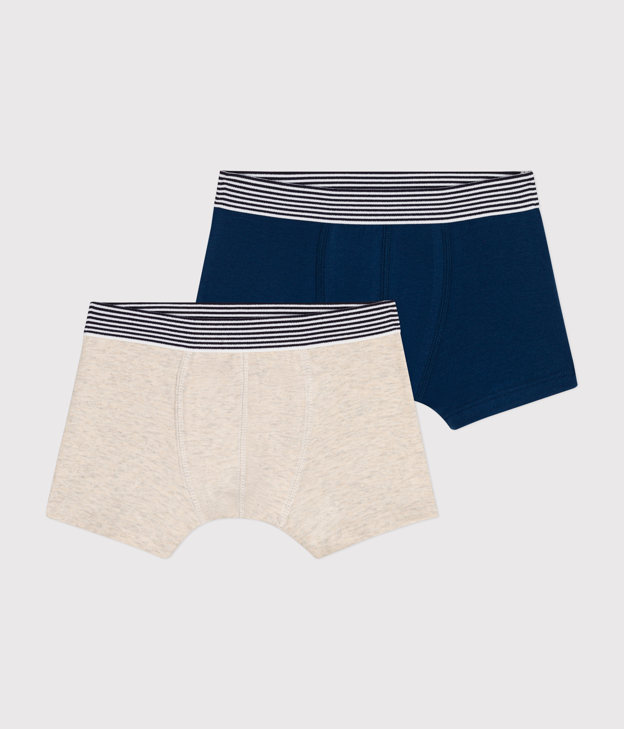 Boys' Cotton and Elastane Boxer Shorts - 2-Pack