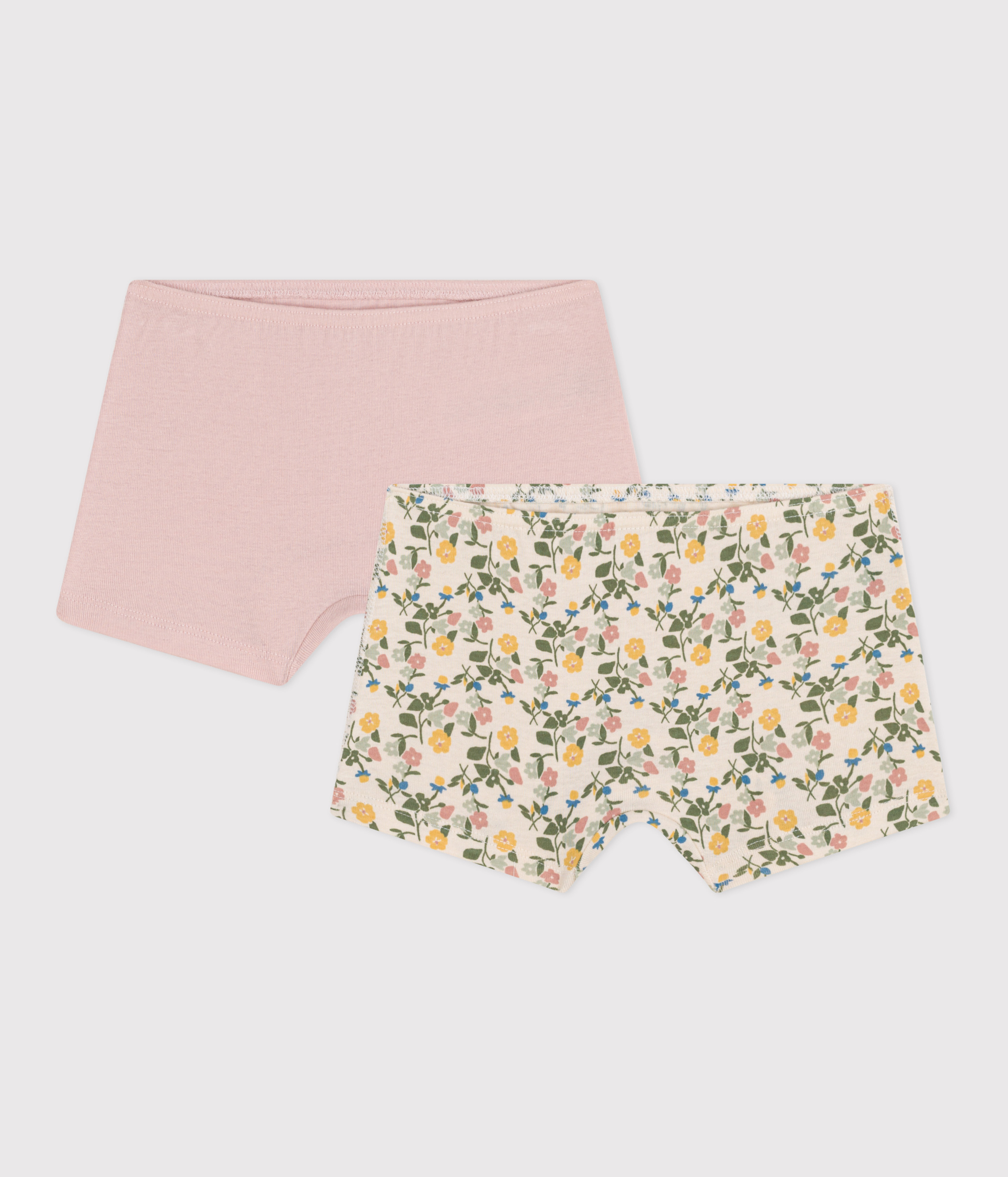 Children's Floral Cotton Hipsters - 2-Pack