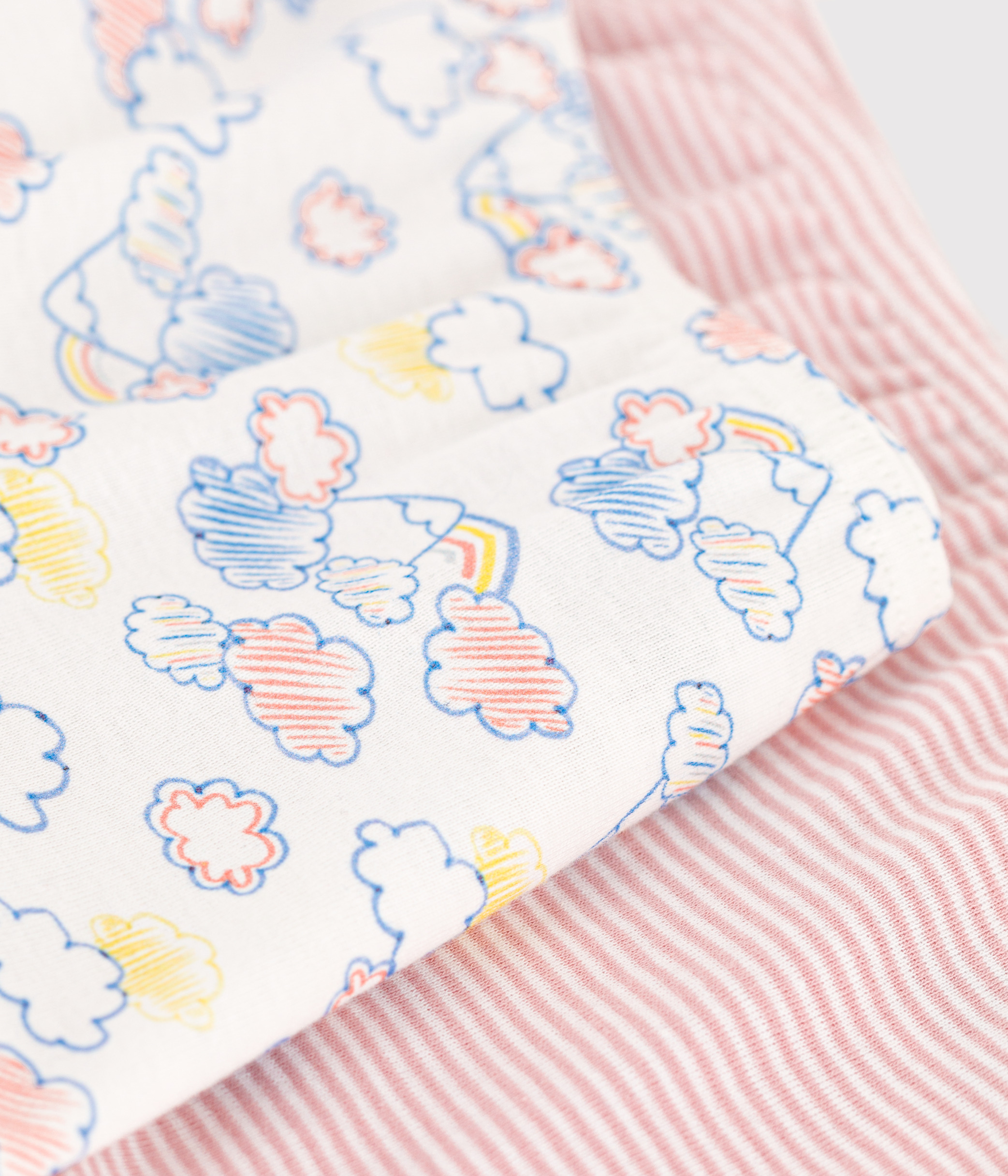 Children's Rainbow Pattern Cotton Hipsters- 2-Pack