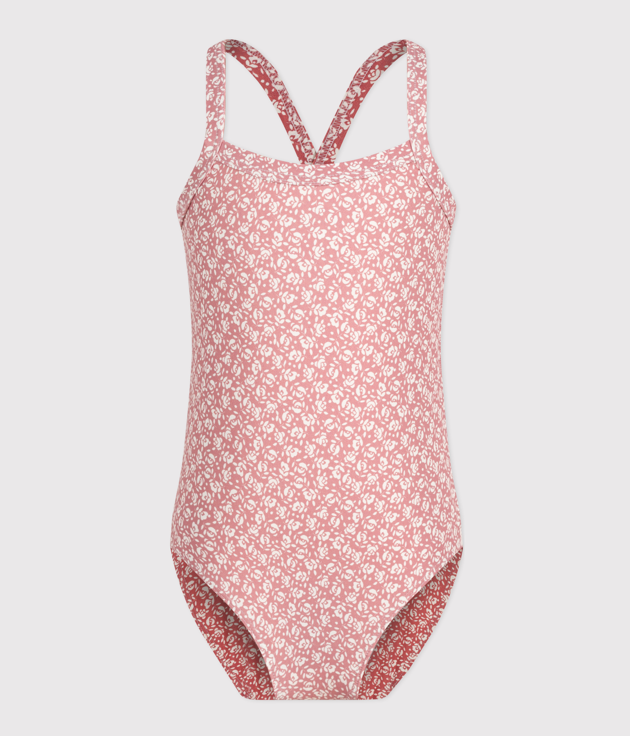 Girls' One-Piece Printed Swimsuit