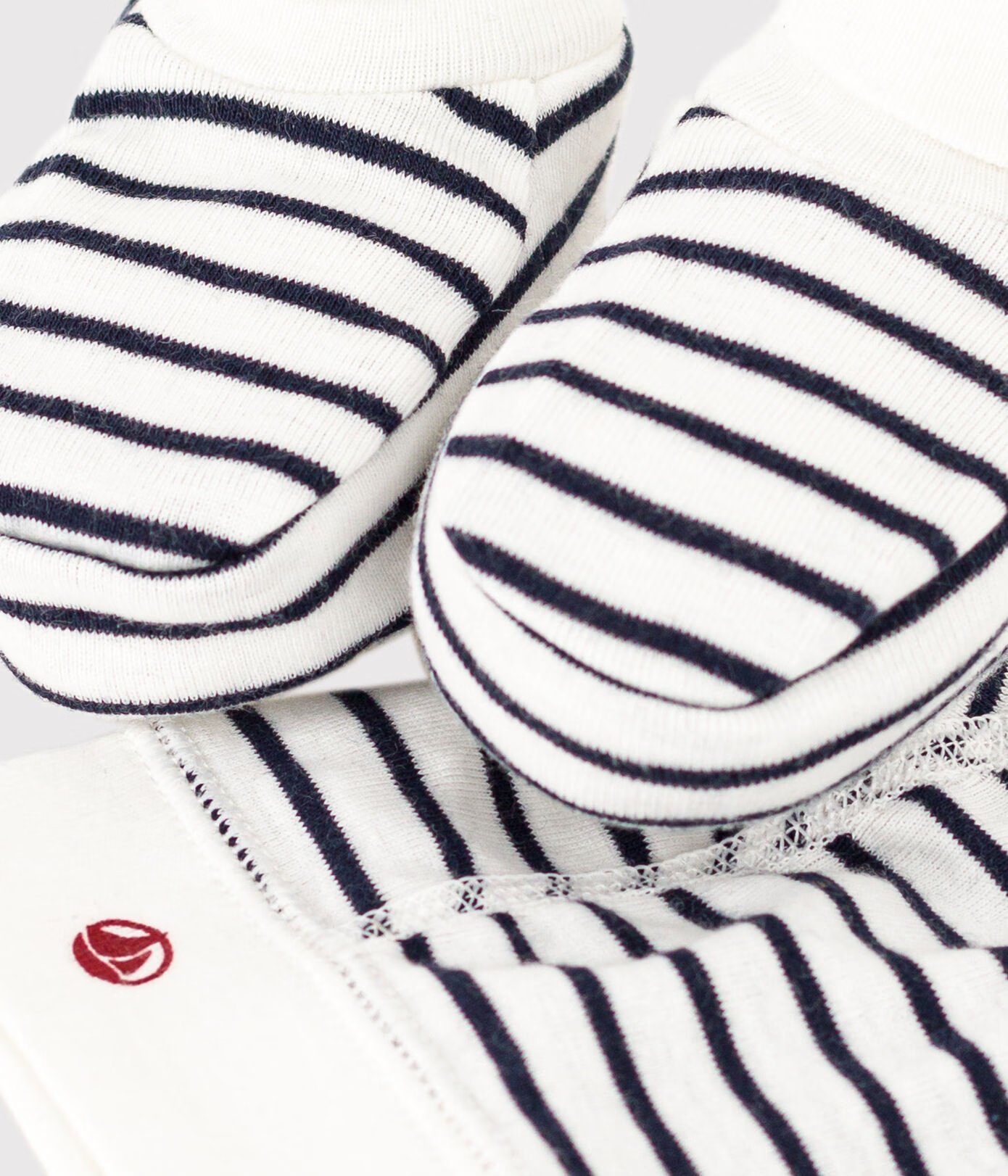 Babies' Breton Bonnet And Bootees Set