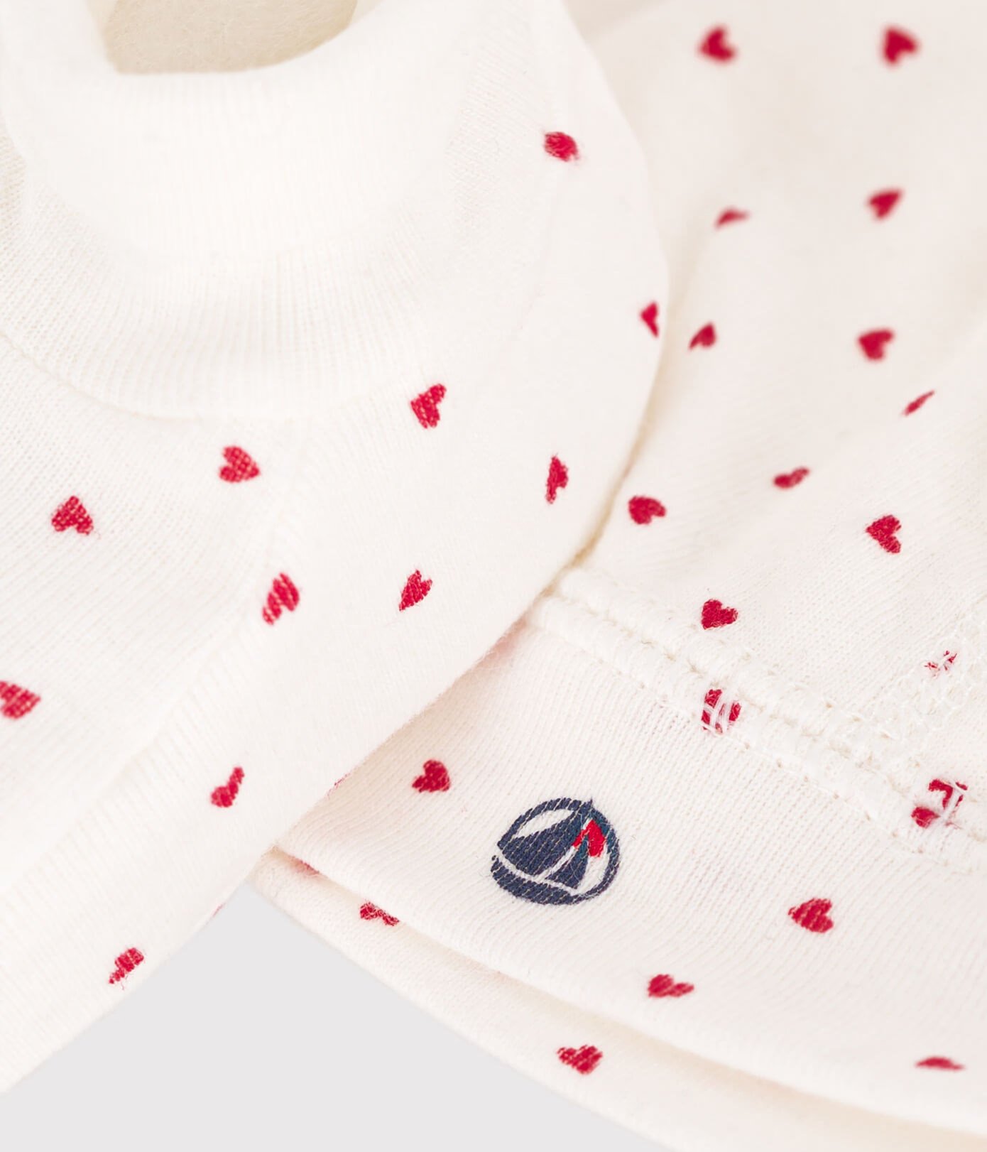 Babies' Heart Patterned Bonnet And Bootees Set