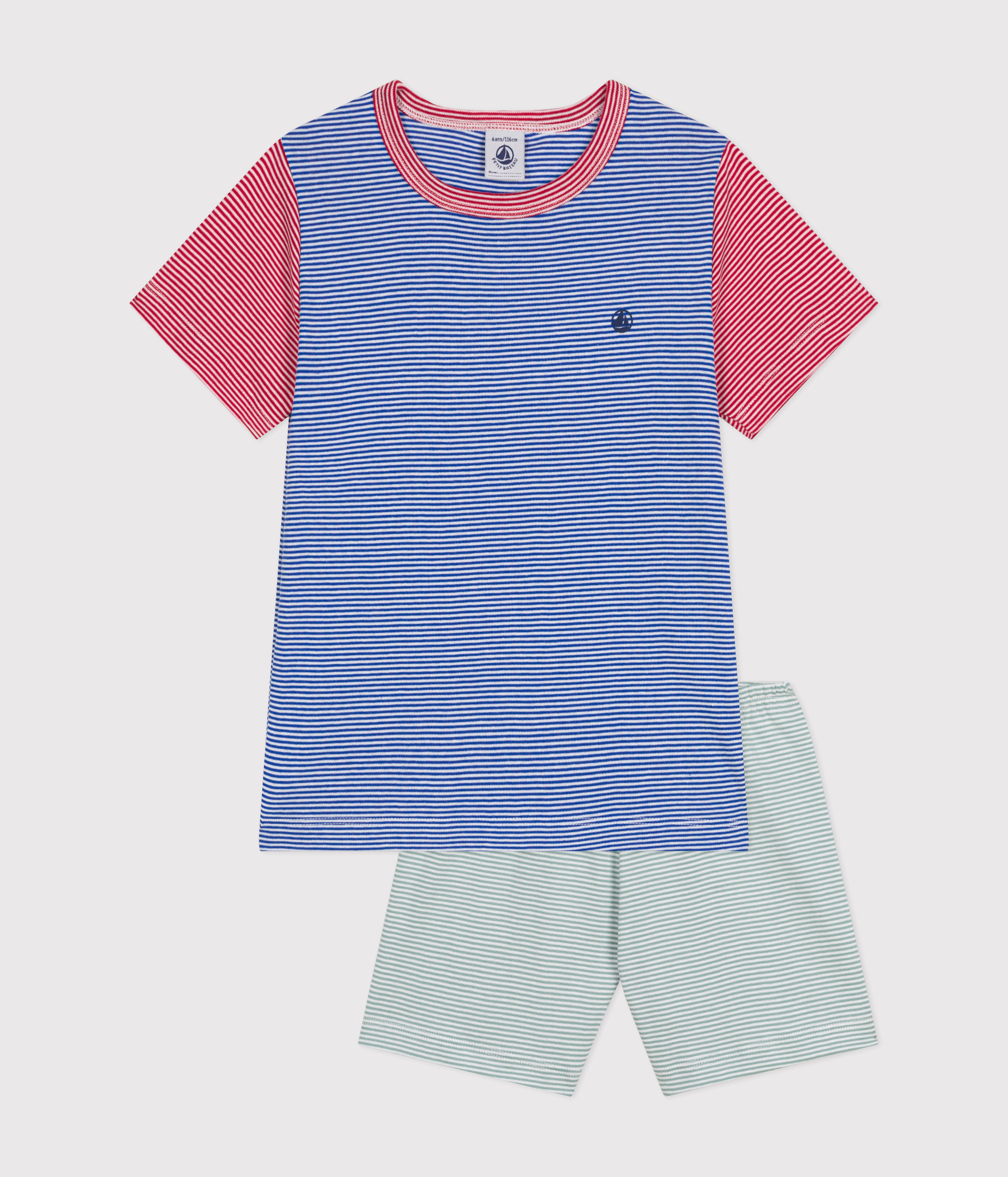 Children's Short Stripy Pyjamas