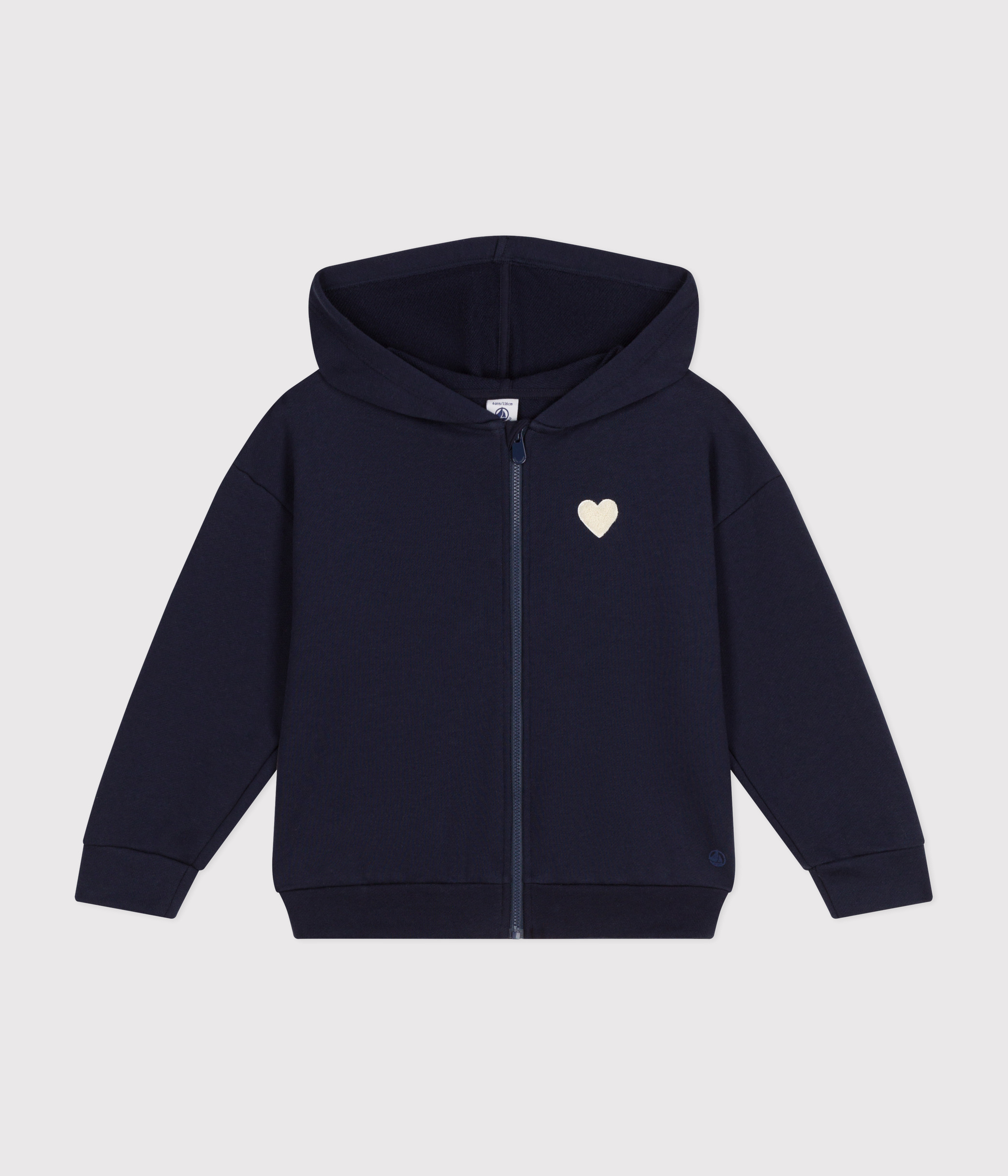 Girls' Hooded Zip-Up Fleece Sweatshirt