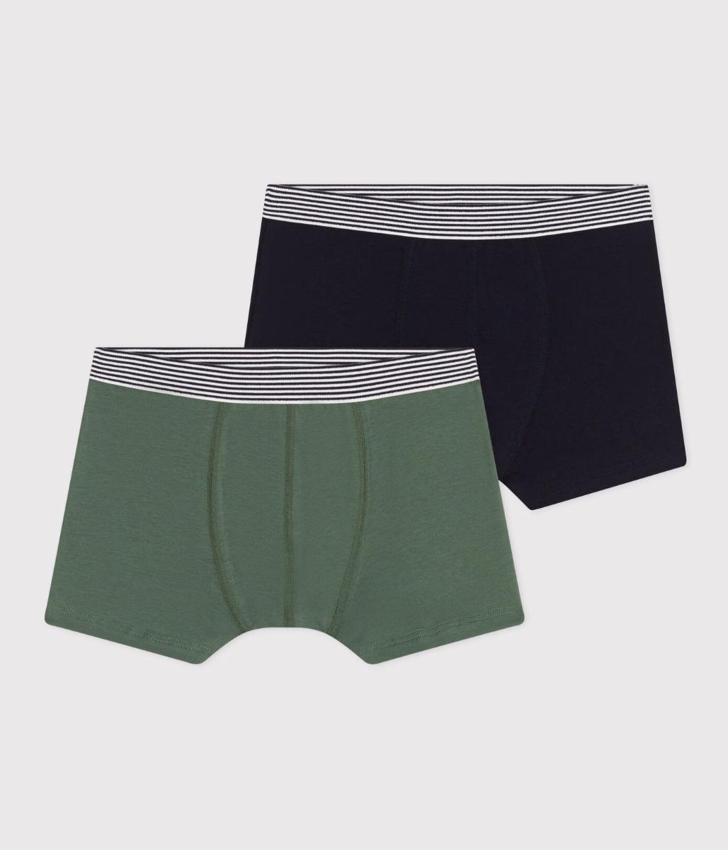 Junior Boxers In Cotton And Elastane - 2-Pack