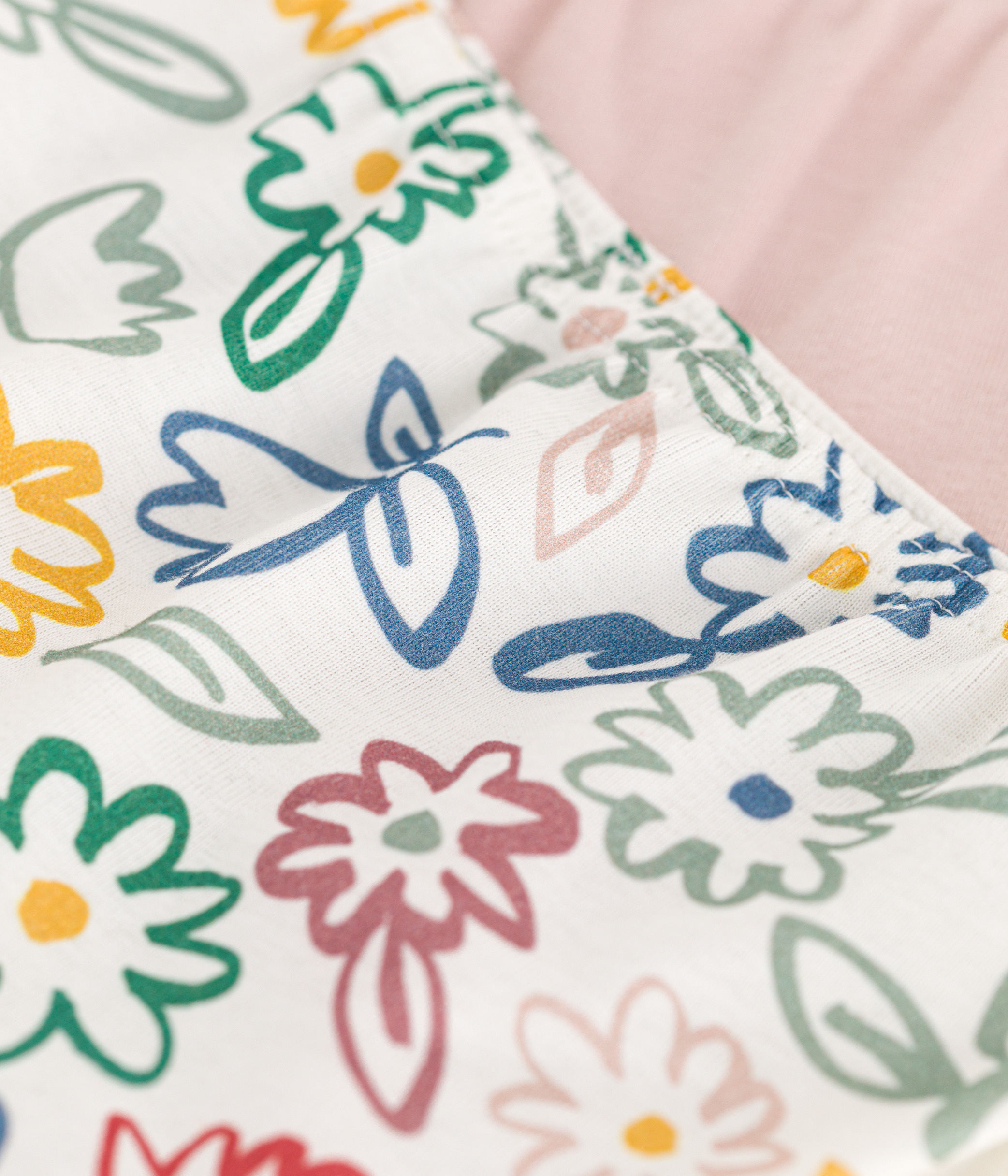 Children's Cotton Floral-Patterned Shorties - 2-Pack