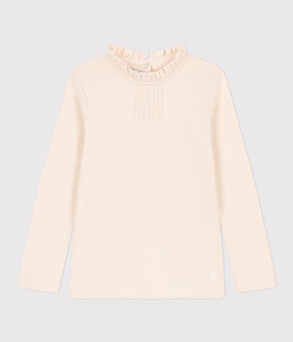Girls' Long-Sleeved Cotton T-Shirt