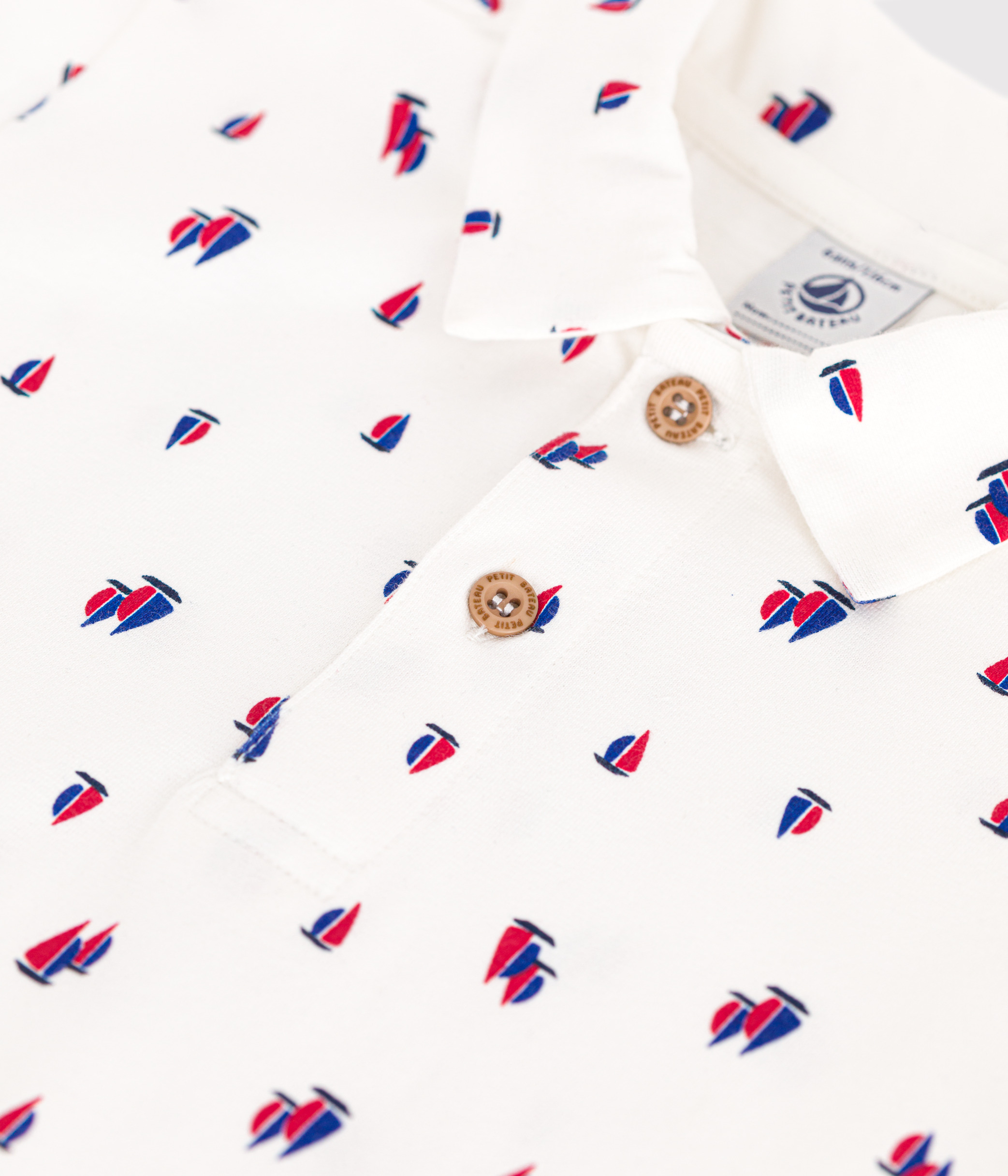 Boys' Short-Sleeved Cotton Polo Shirt