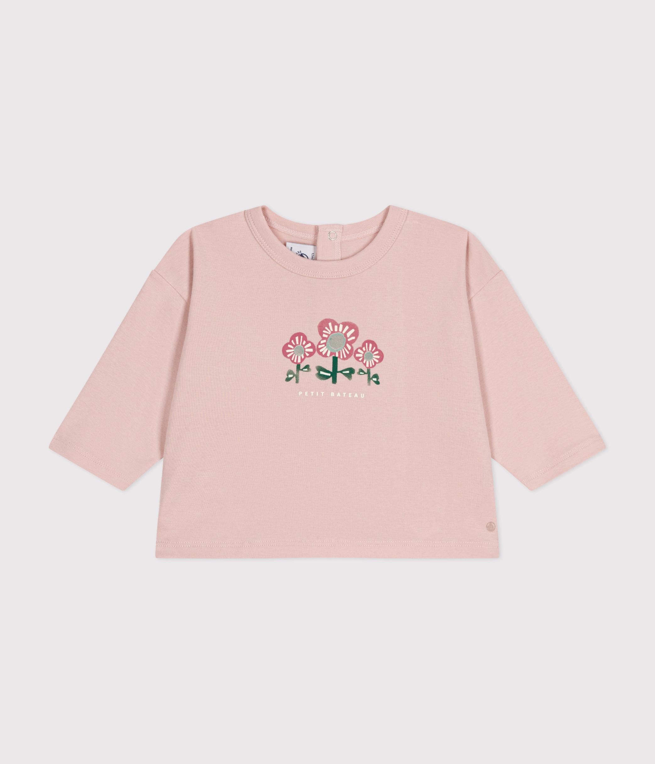 Babies' Long-Sleeved Cotton T-Shirt
