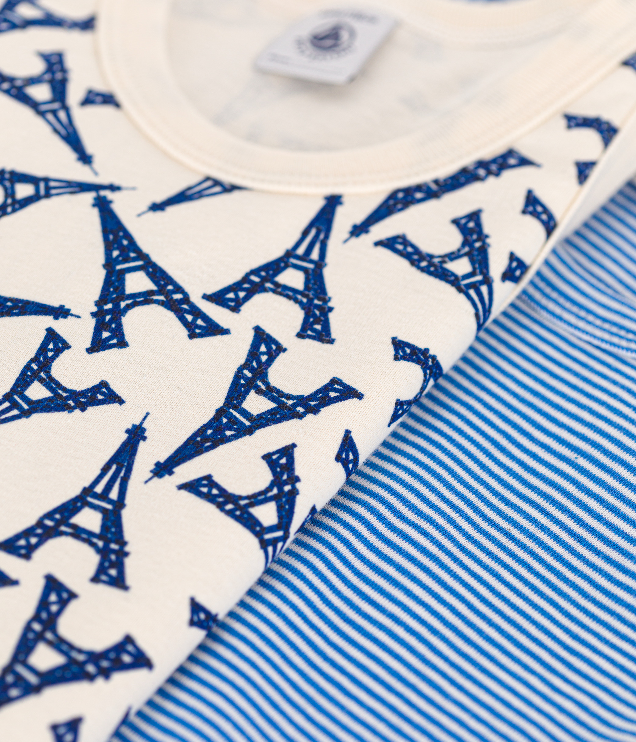 Children's Paris-Themed Cotton Tank Tops