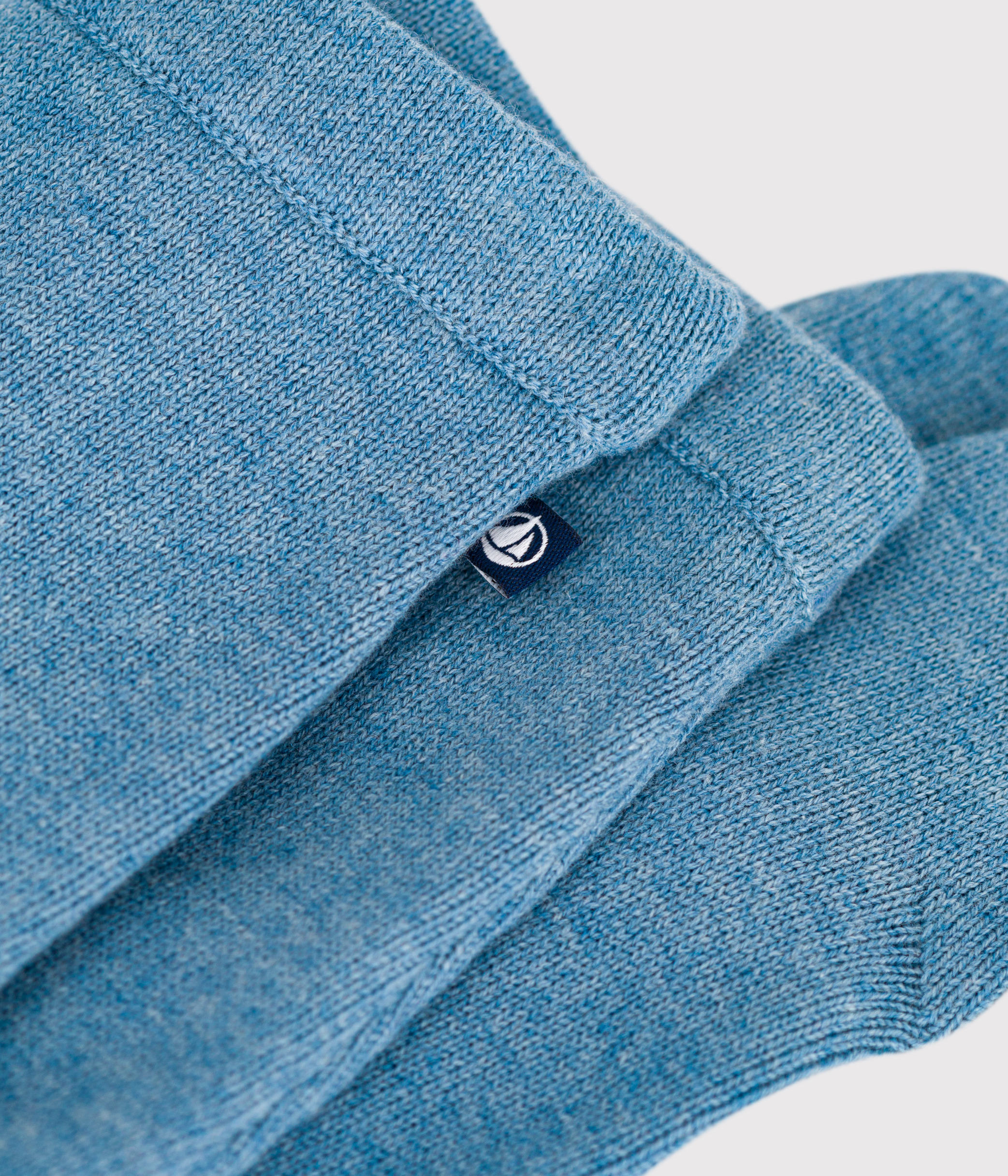 Babies' trousers in a wool and cotton knit