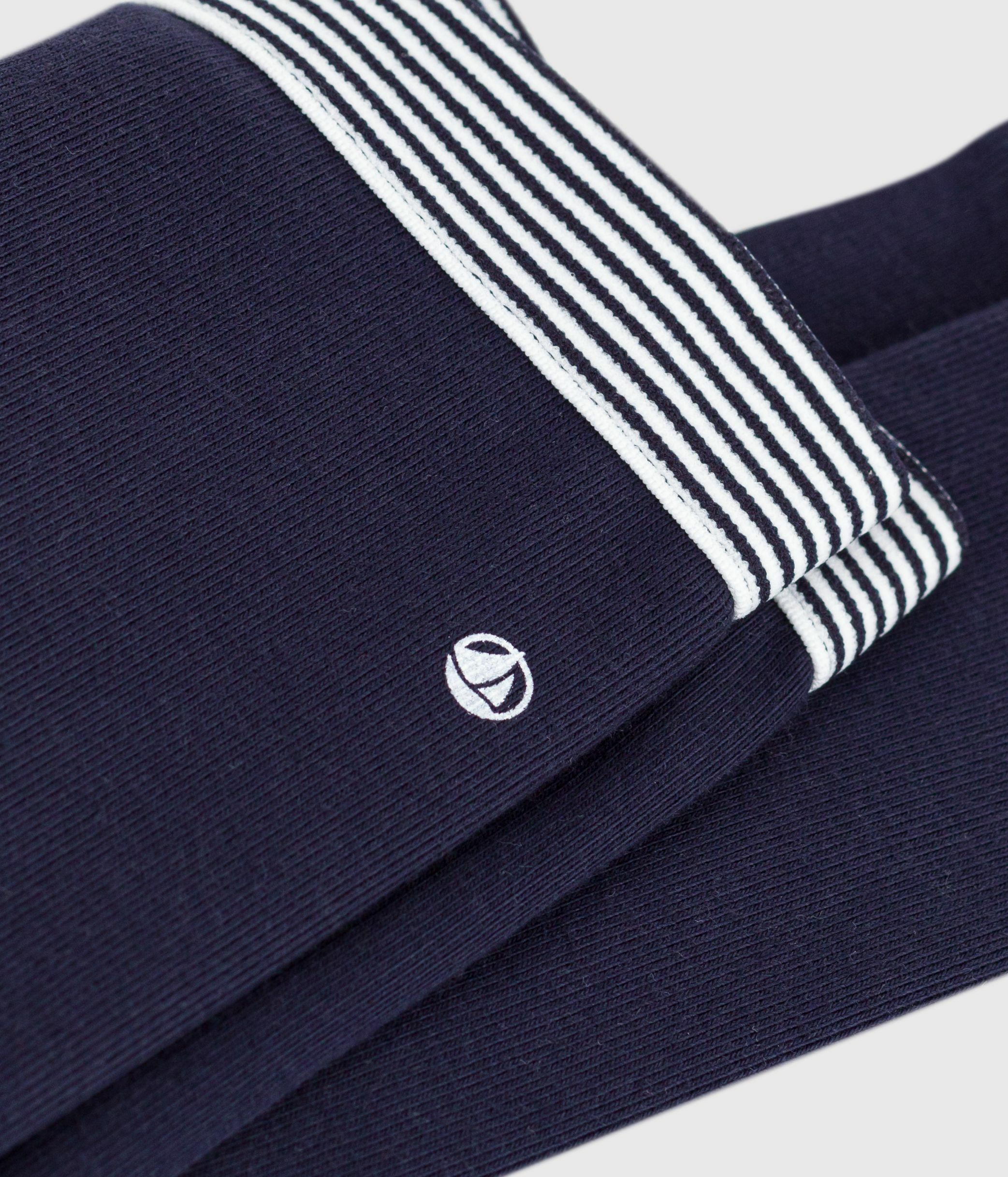 Babies' thick plain cotton jeggings