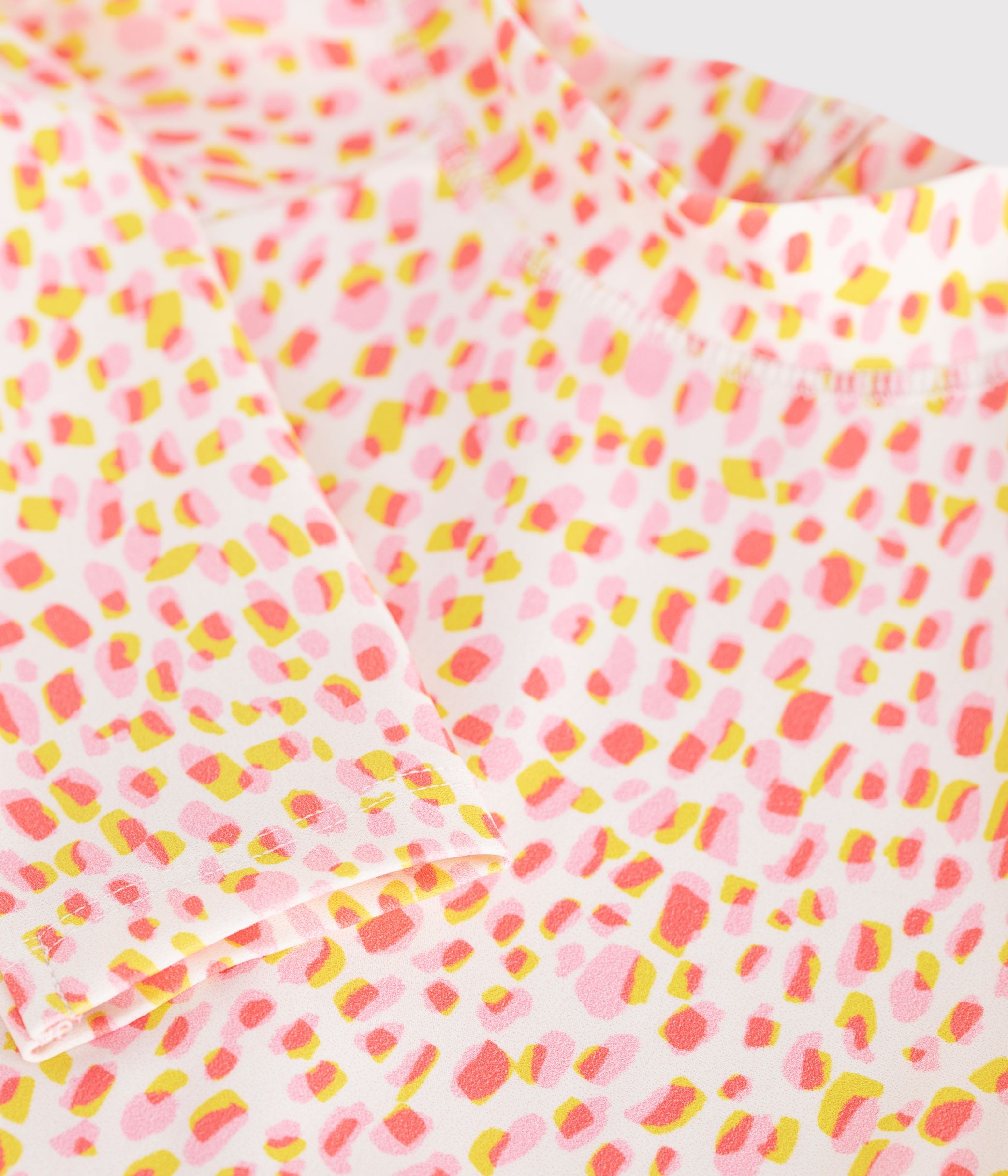 Children's one-piece long sleeved printed swimsuit