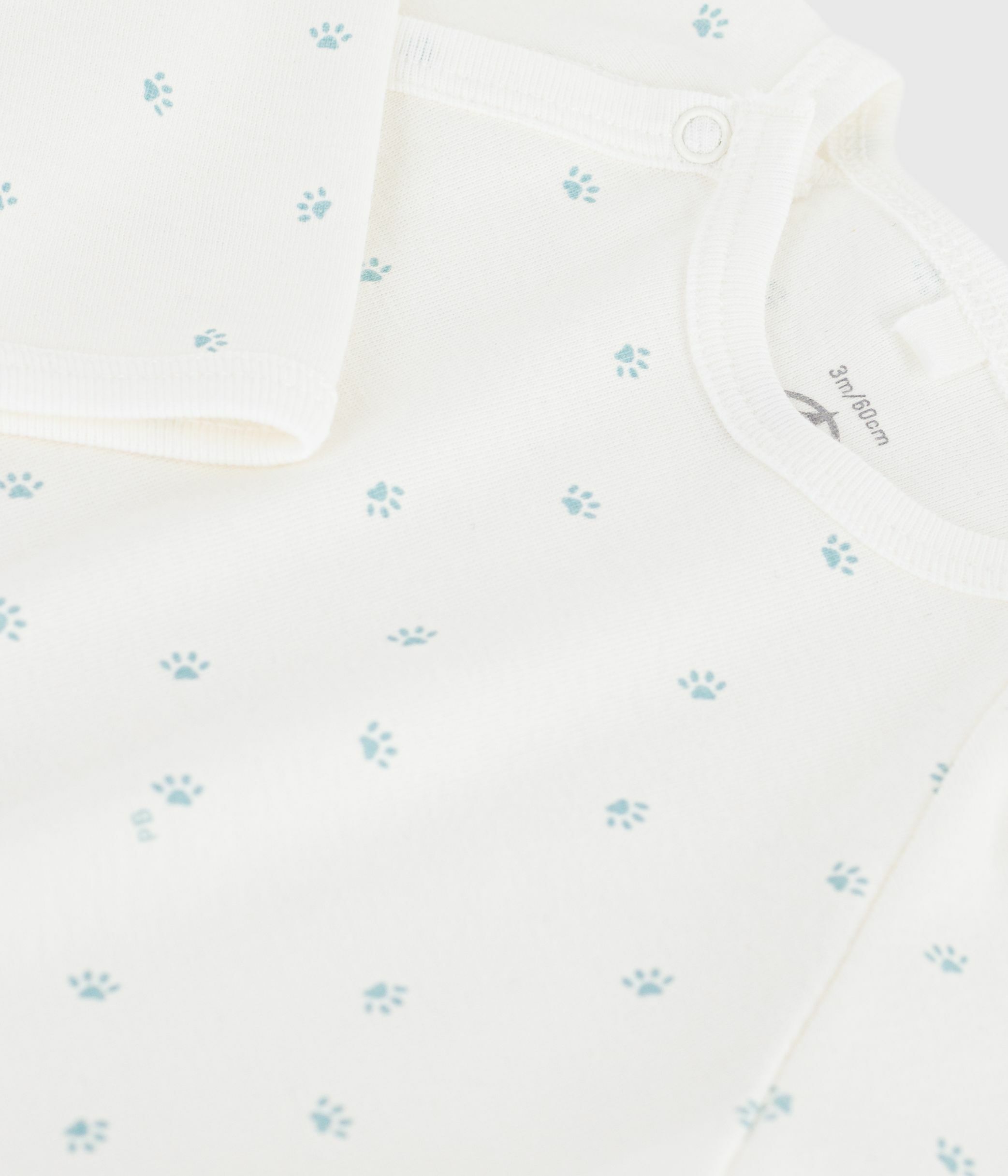 Babies' printed cotton pyjama suit