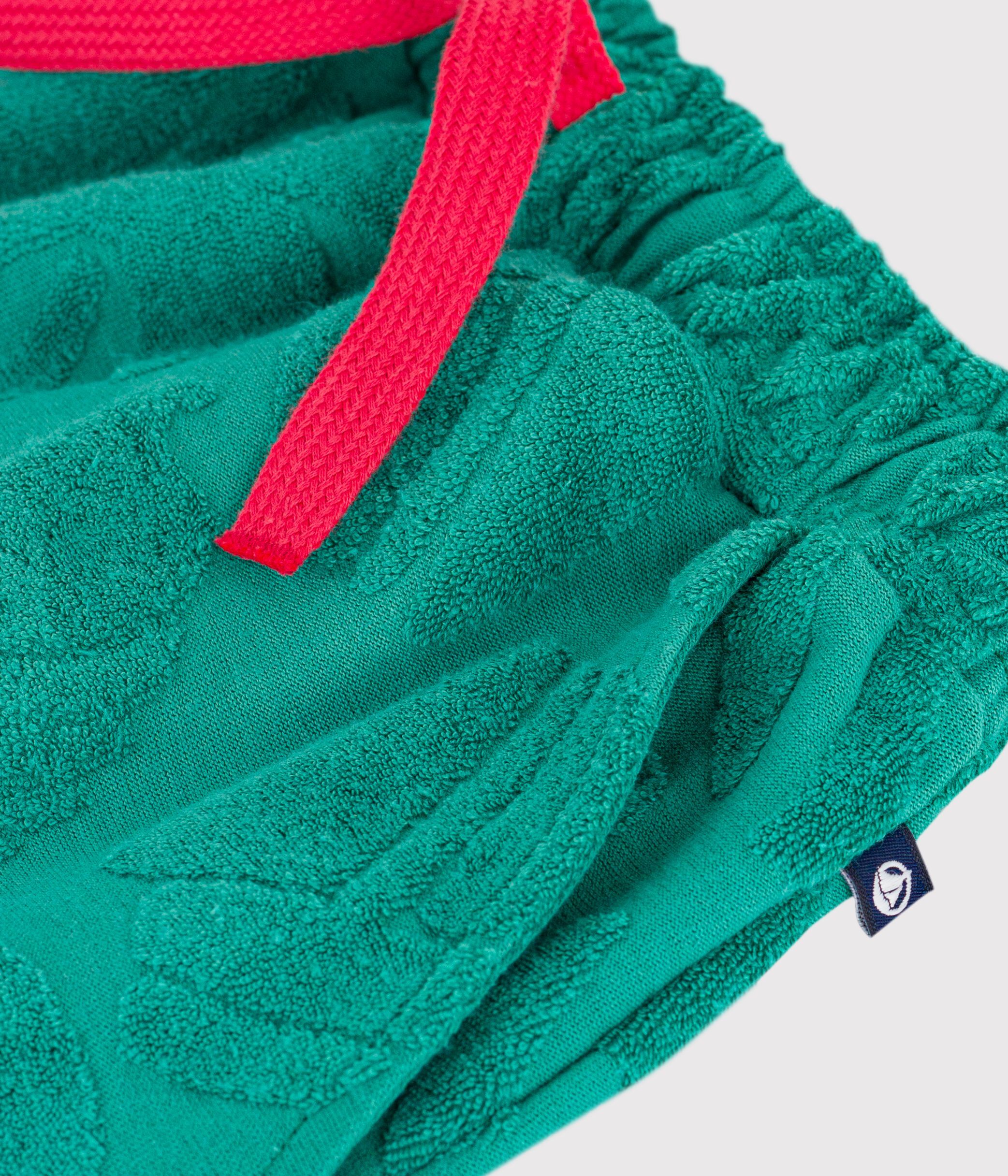 Children's printed cotton Bermuda shorts